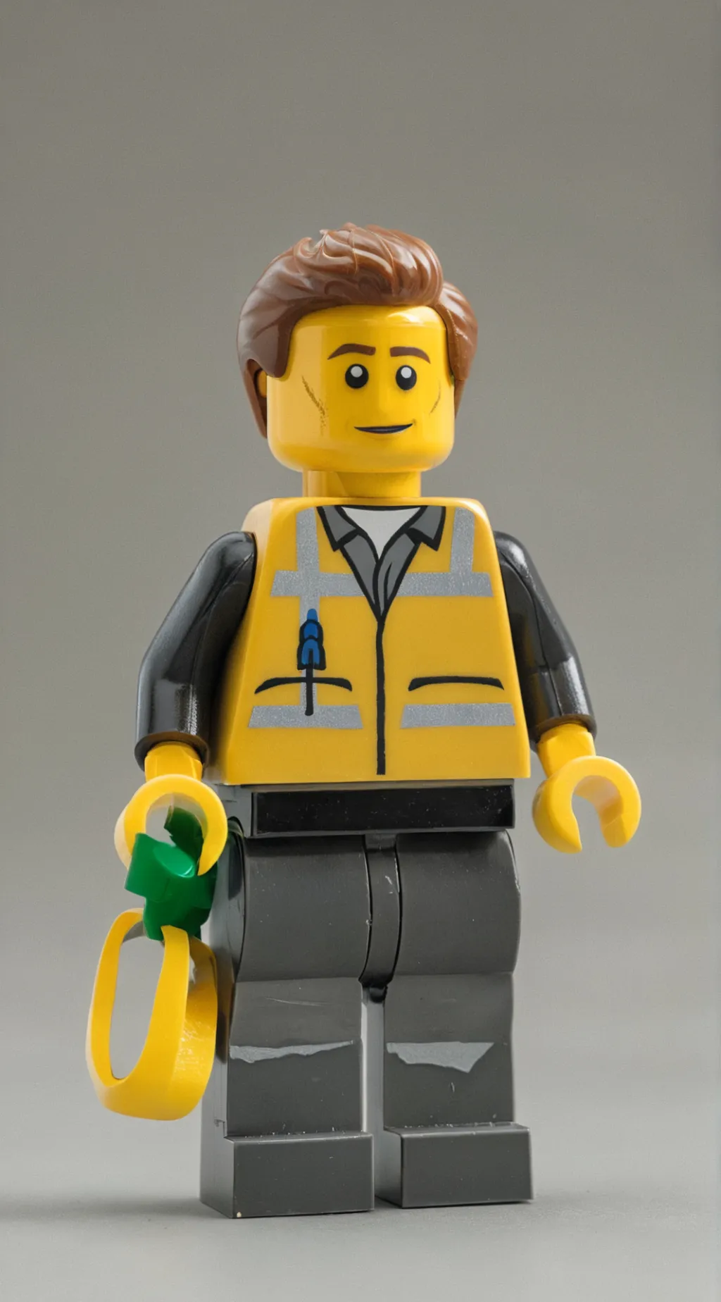 ai character: ordinary lego man background