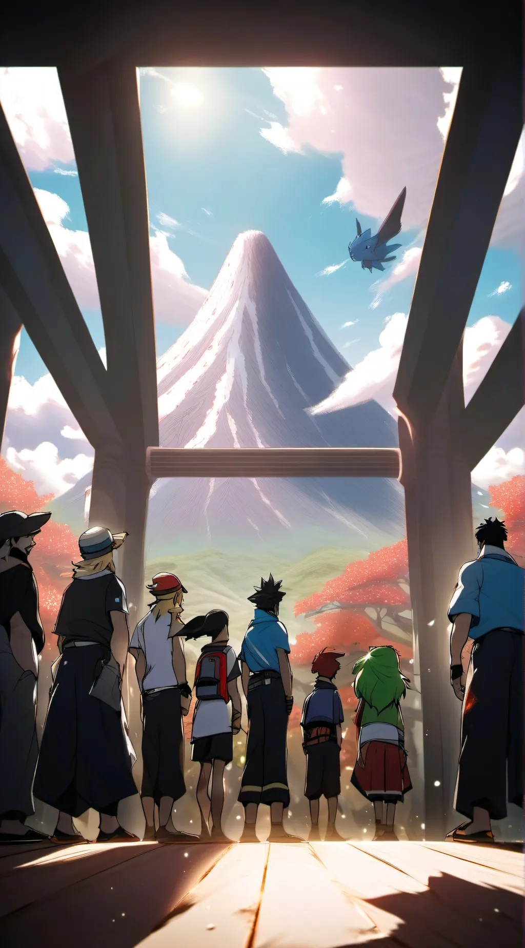 ai character: Pokemon Sun&Moon background