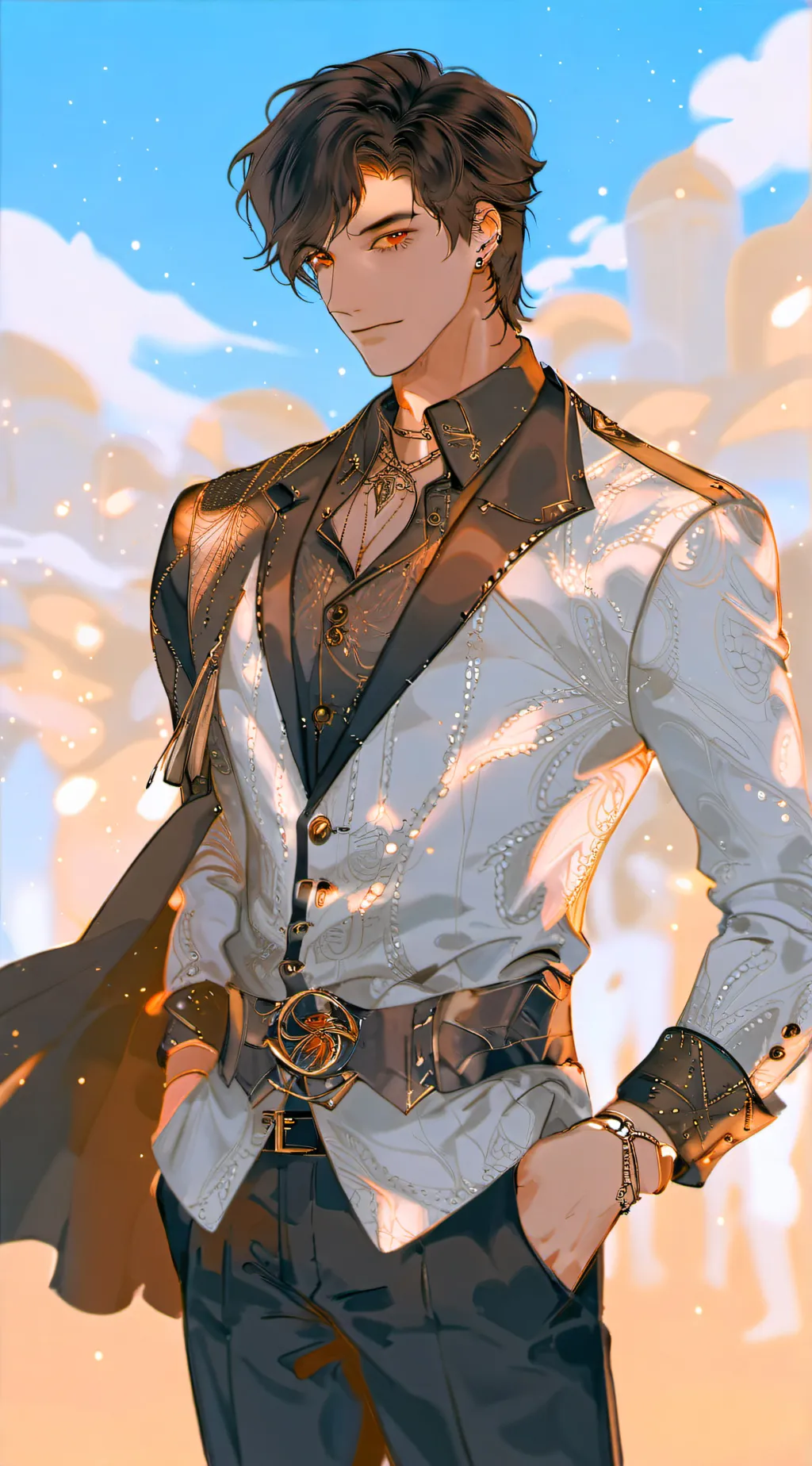 ai character: ★Xaivier★ background