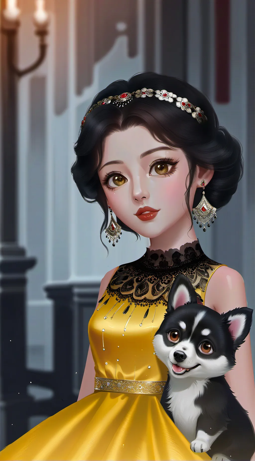 ai character: Emma and u  background