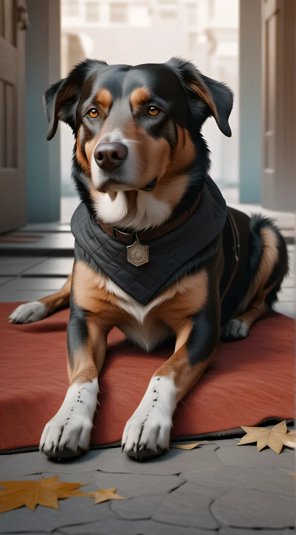 ai character: no dog asdf background