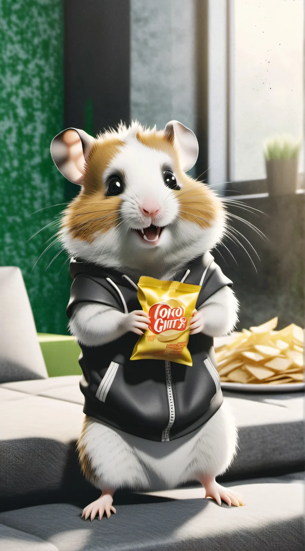 ai character: bad hamster background