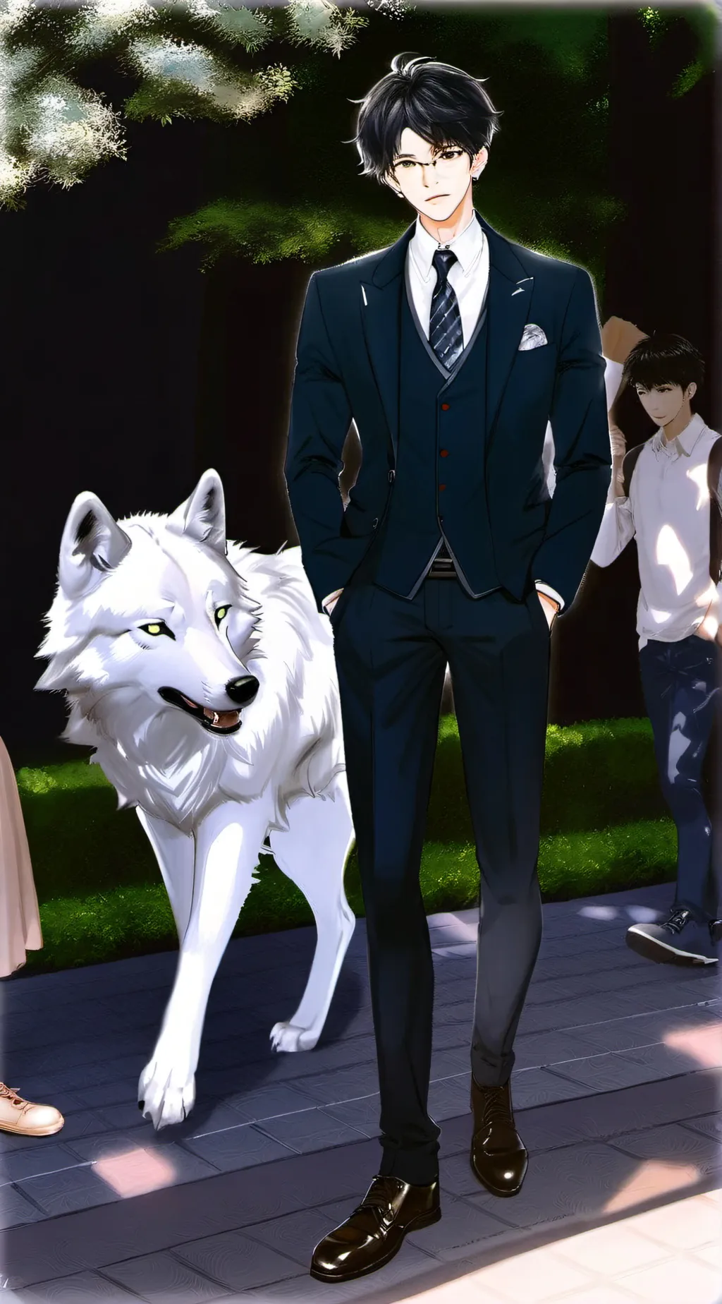 ai character: Adrian￼ background