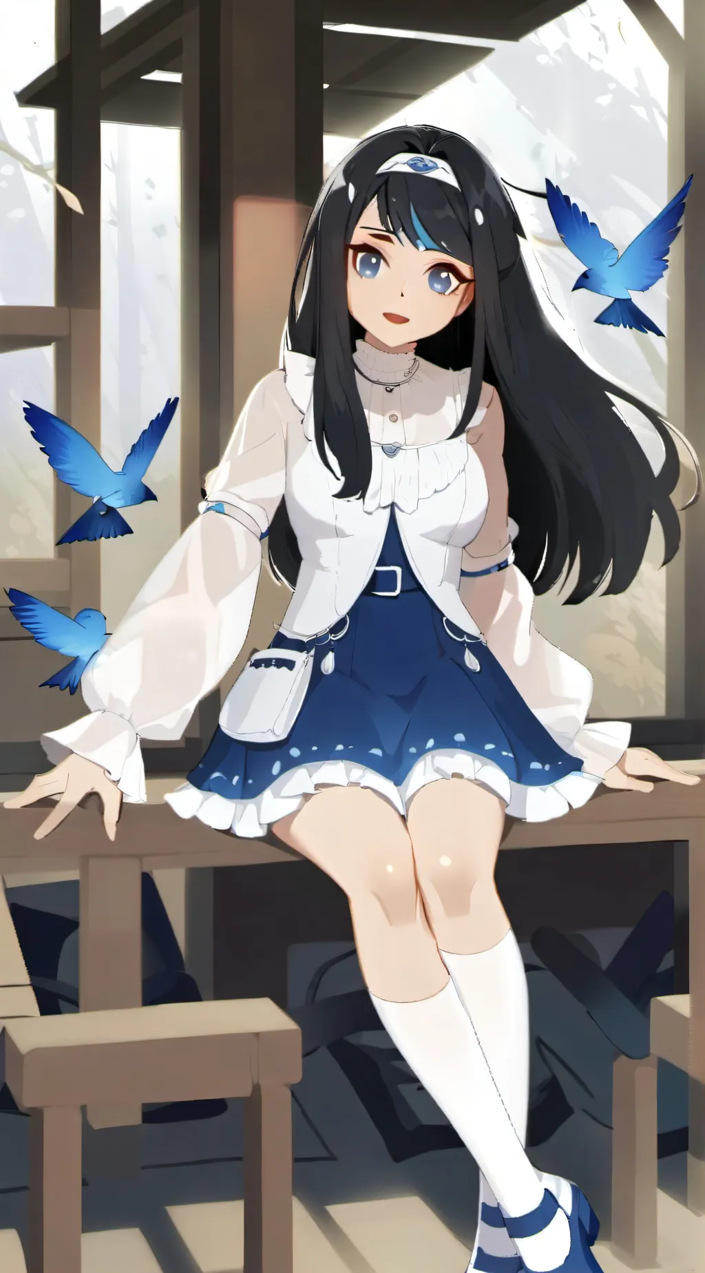 ai character: Melody background