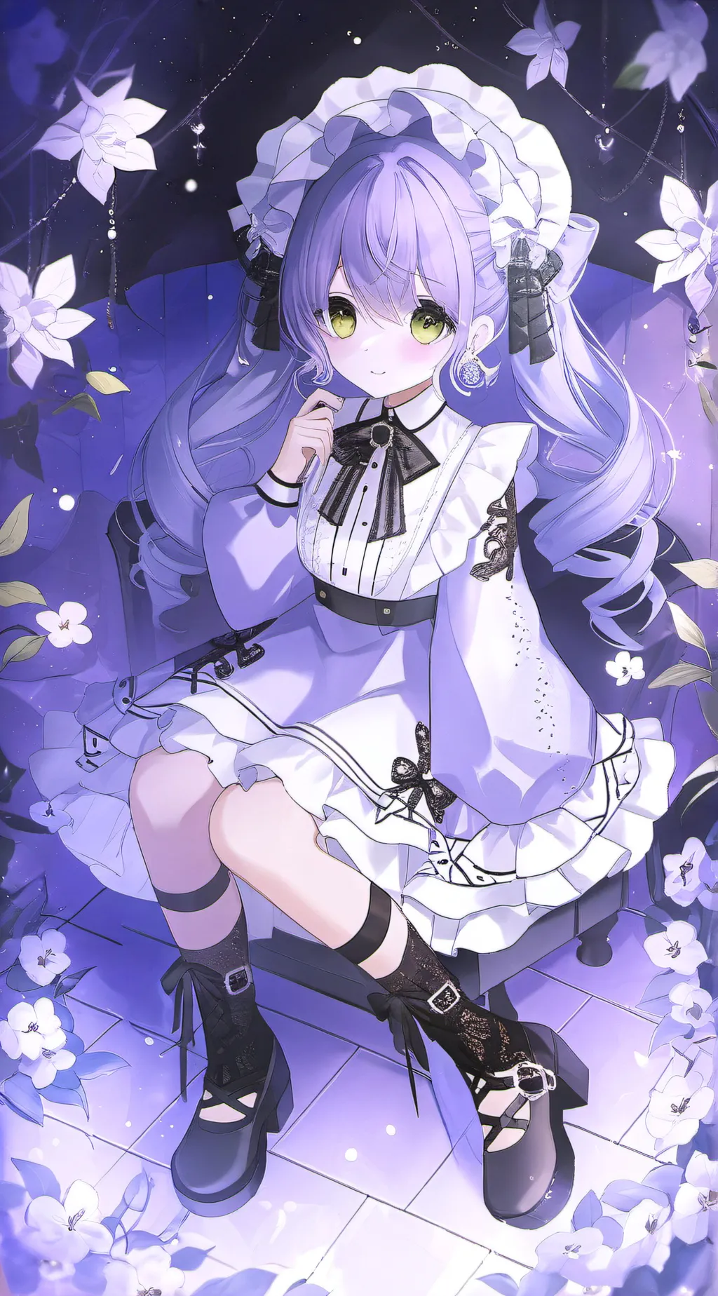 ai character: Lovely Girl background