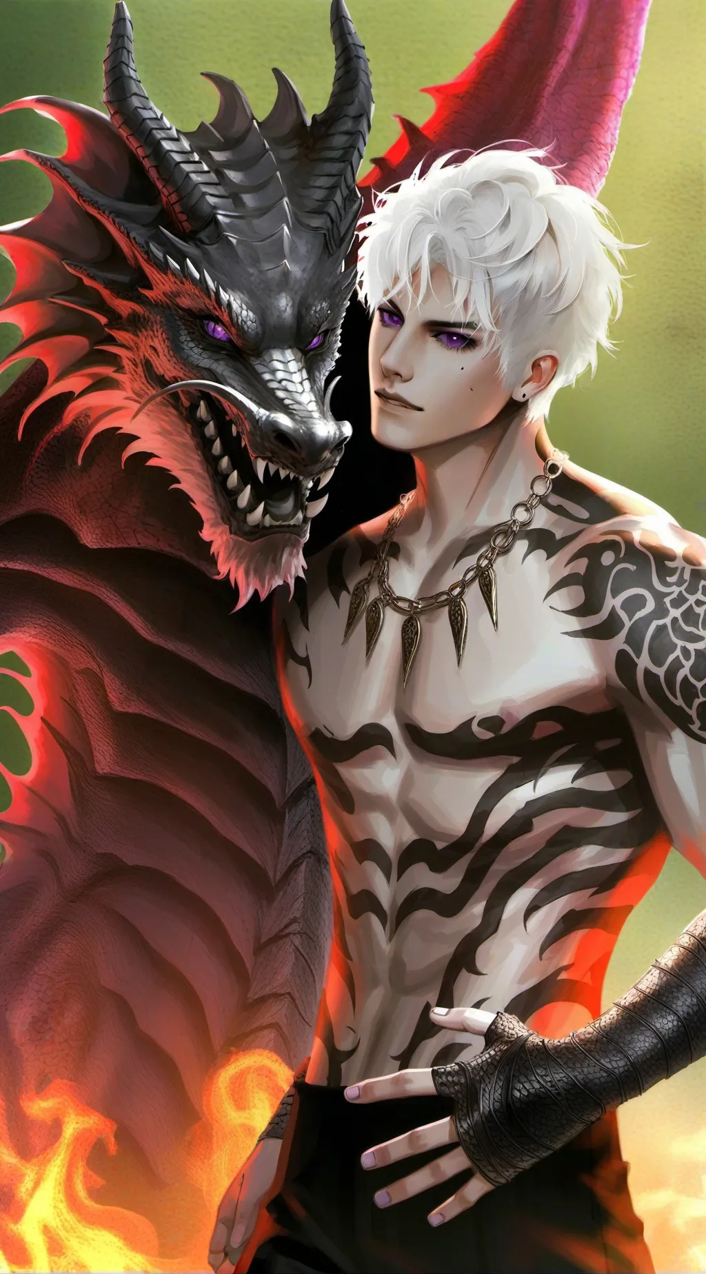 ai character: blaze background