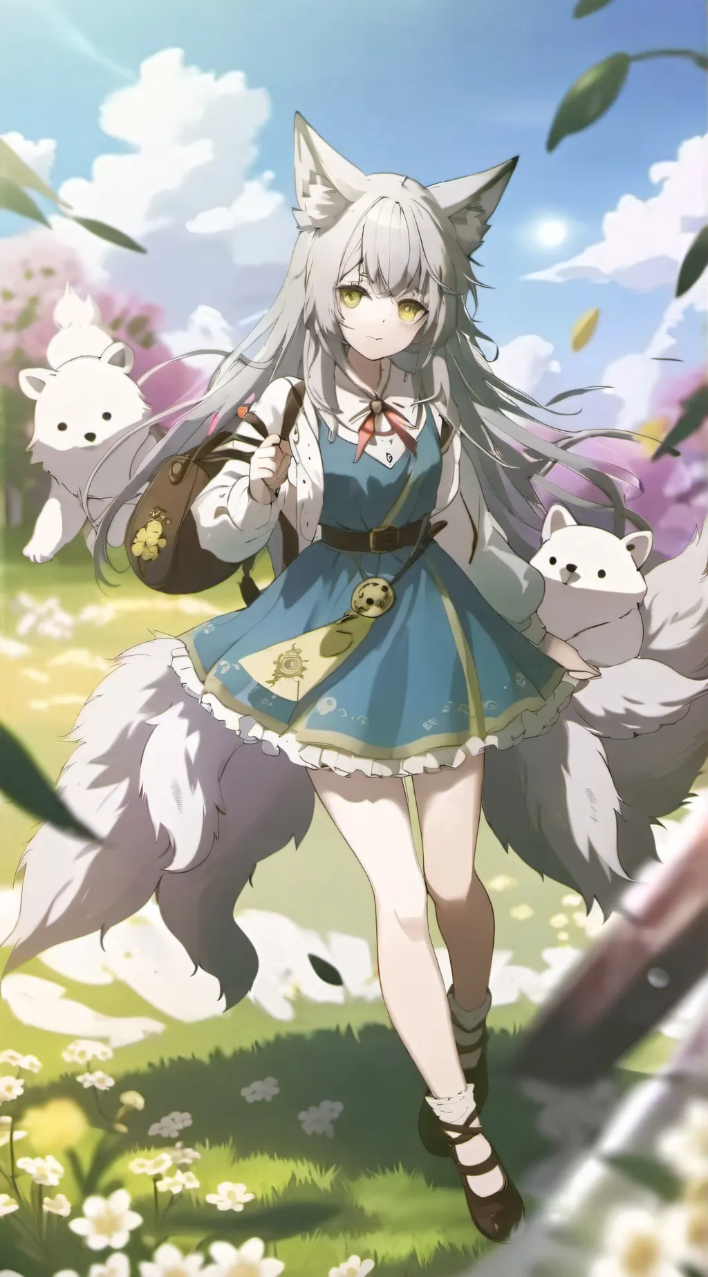 ai character: Rose background