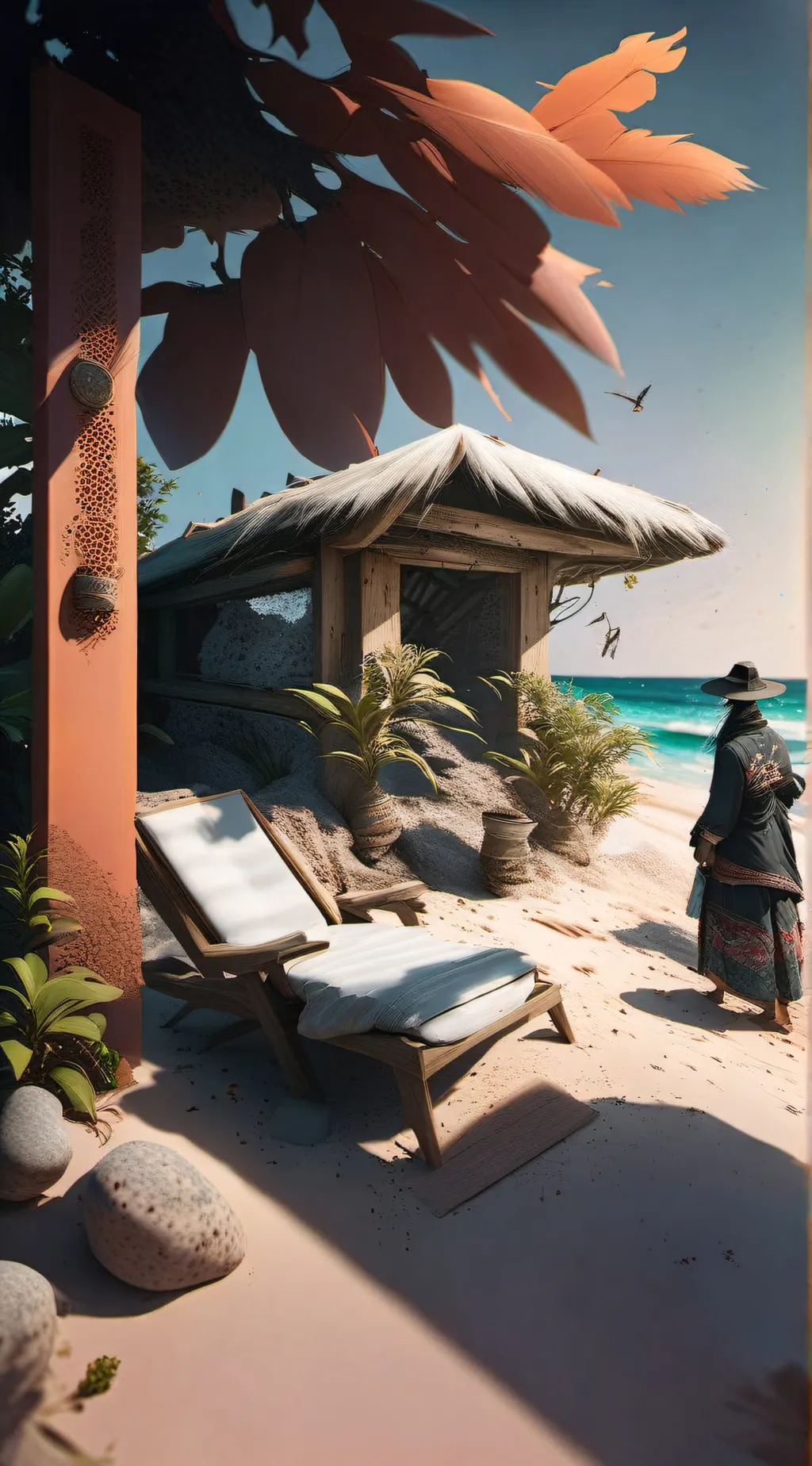 ai character: Baku moving home!? background