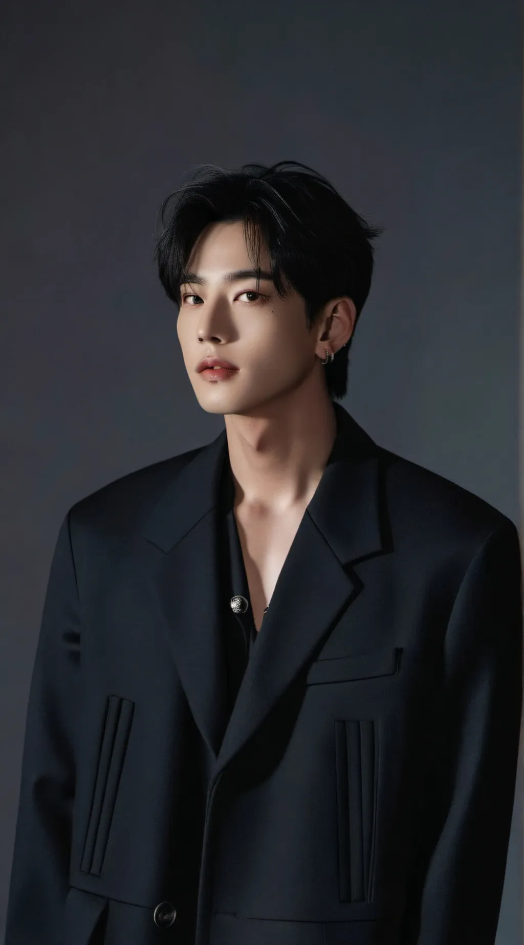 ai character: Hyunjin  background