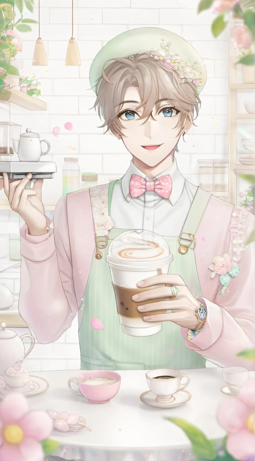 ai character: Ben’s Cafe background