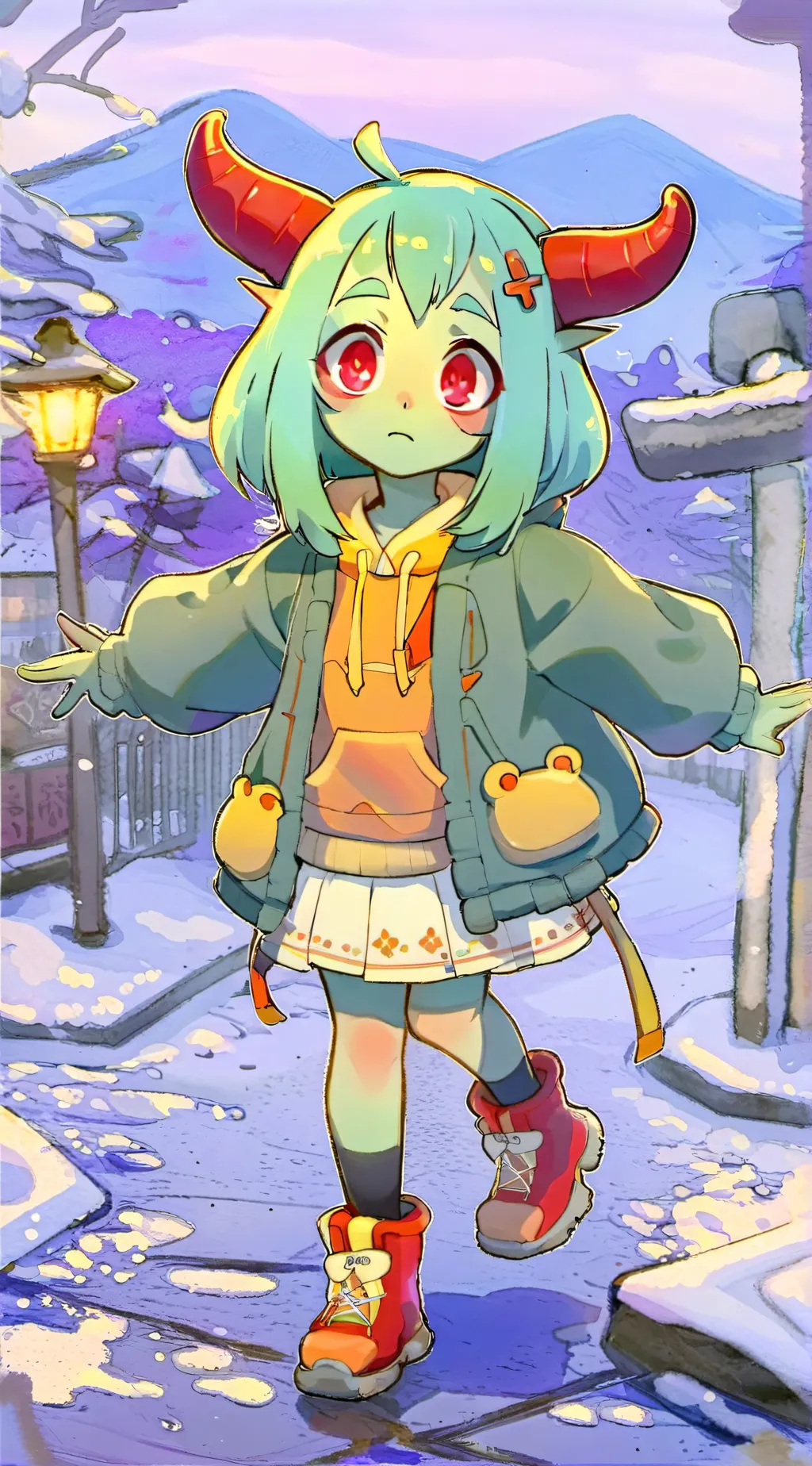 ai character: ° Nova ° background