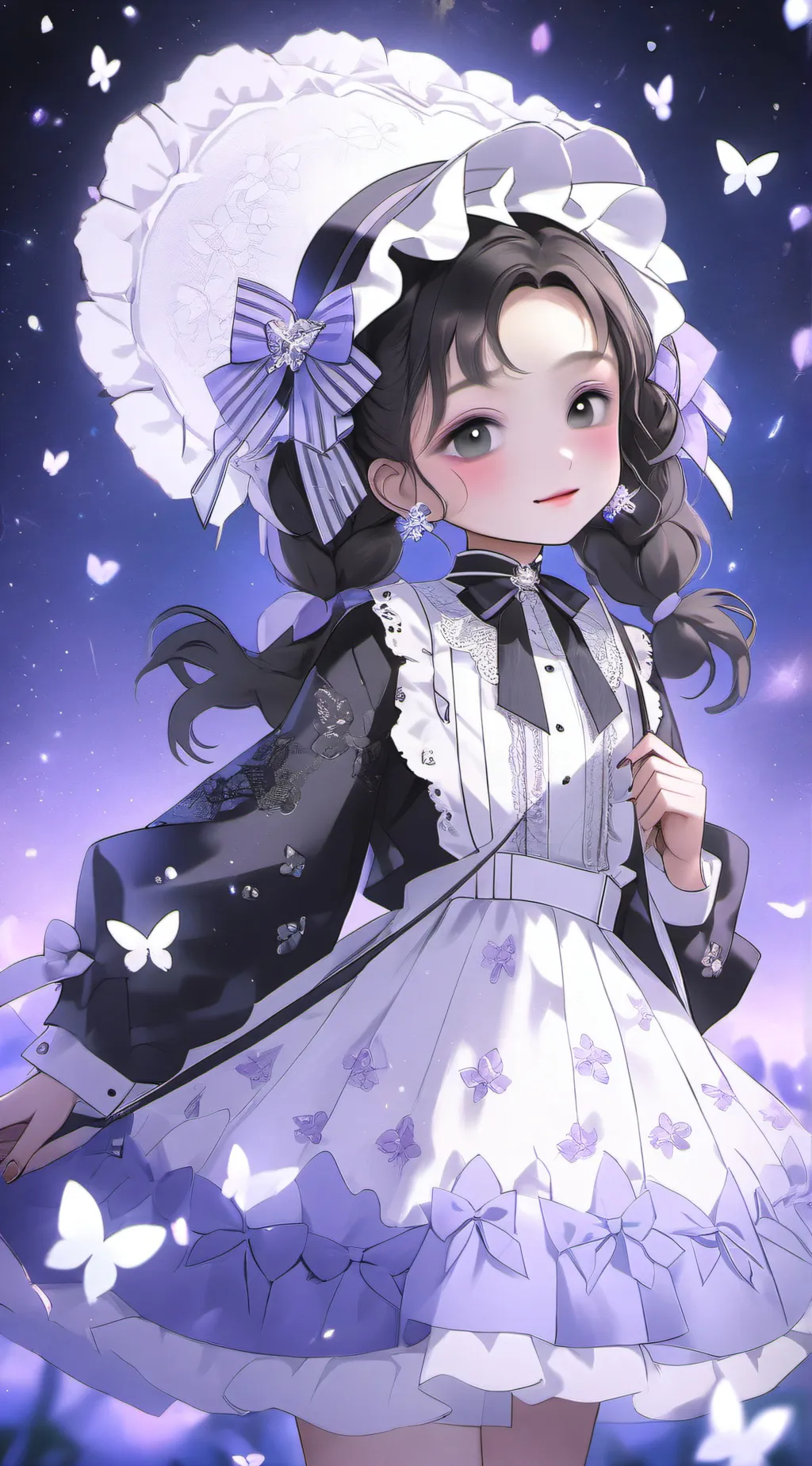 ai character:  Kuromi background