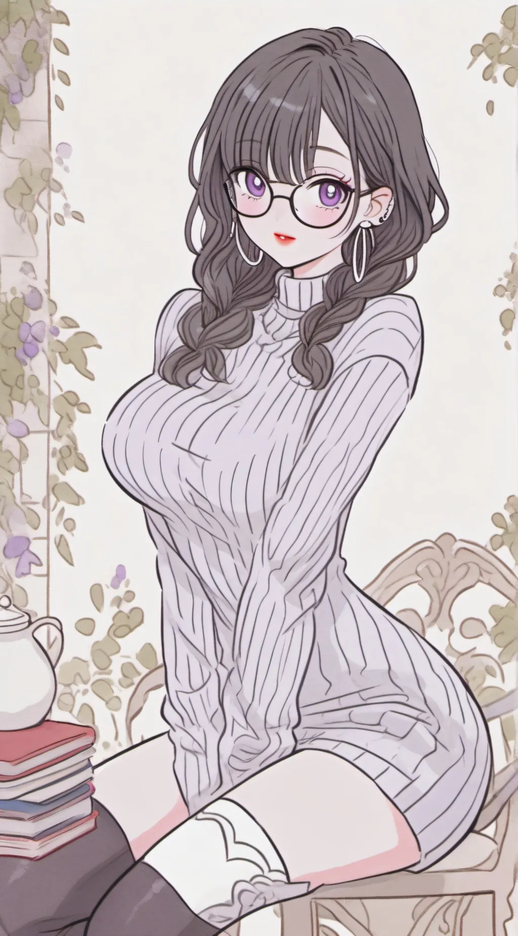 ai character: ♡☆• Kiara •☆♡ background