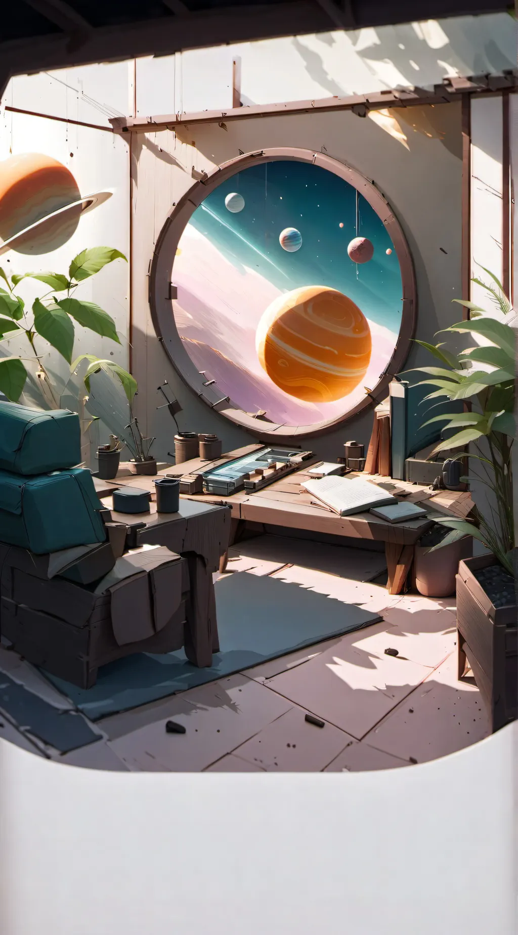 ai character: Solarballs ships  background