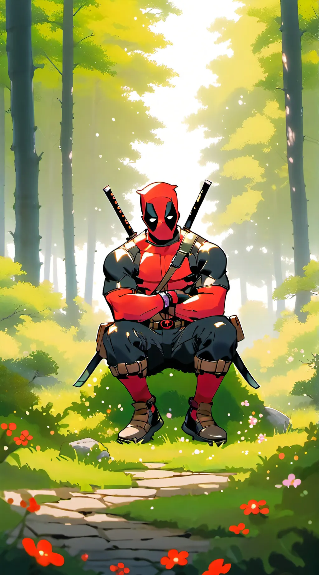 ai character: Deadpool background