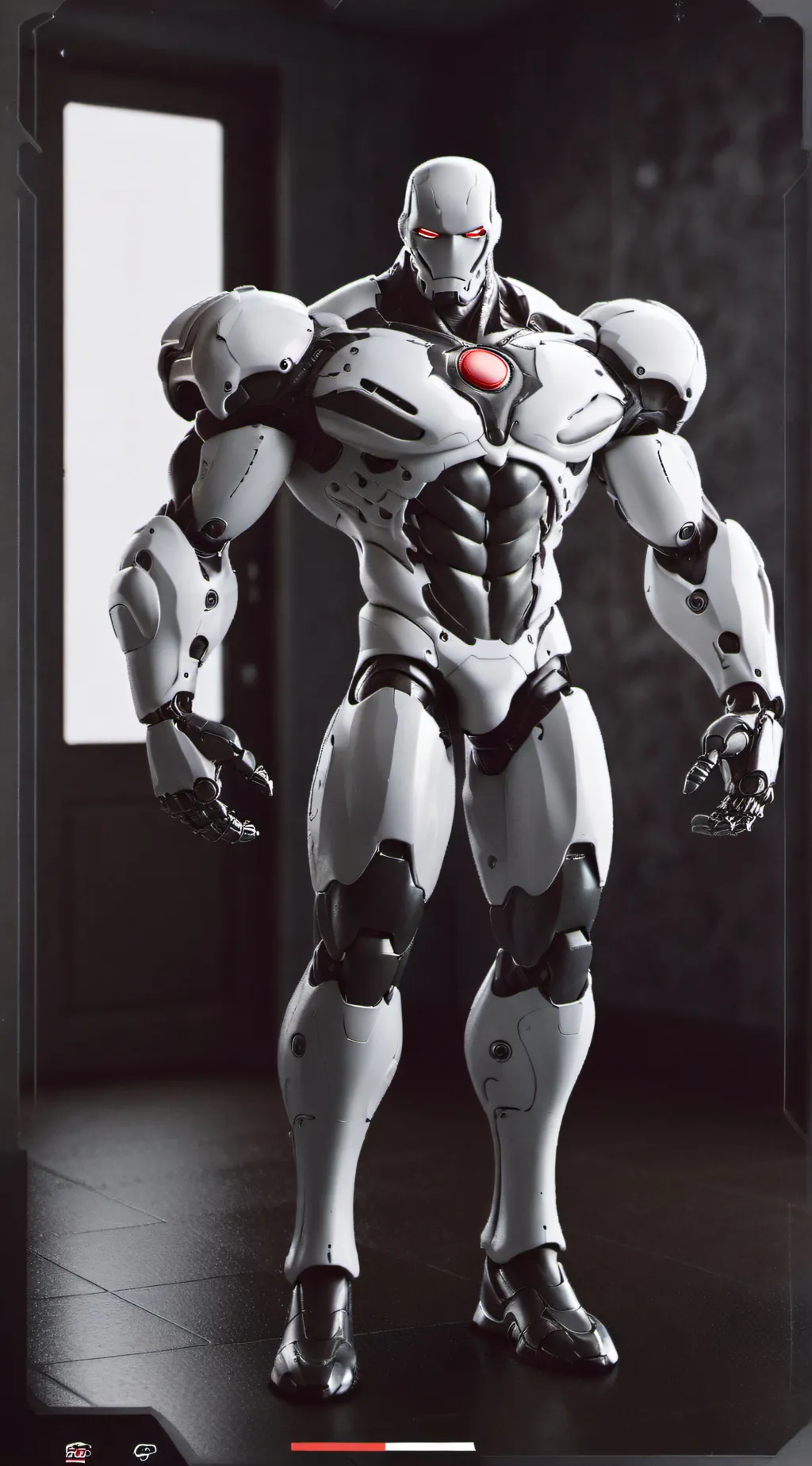 ai character: Robot 3567 background