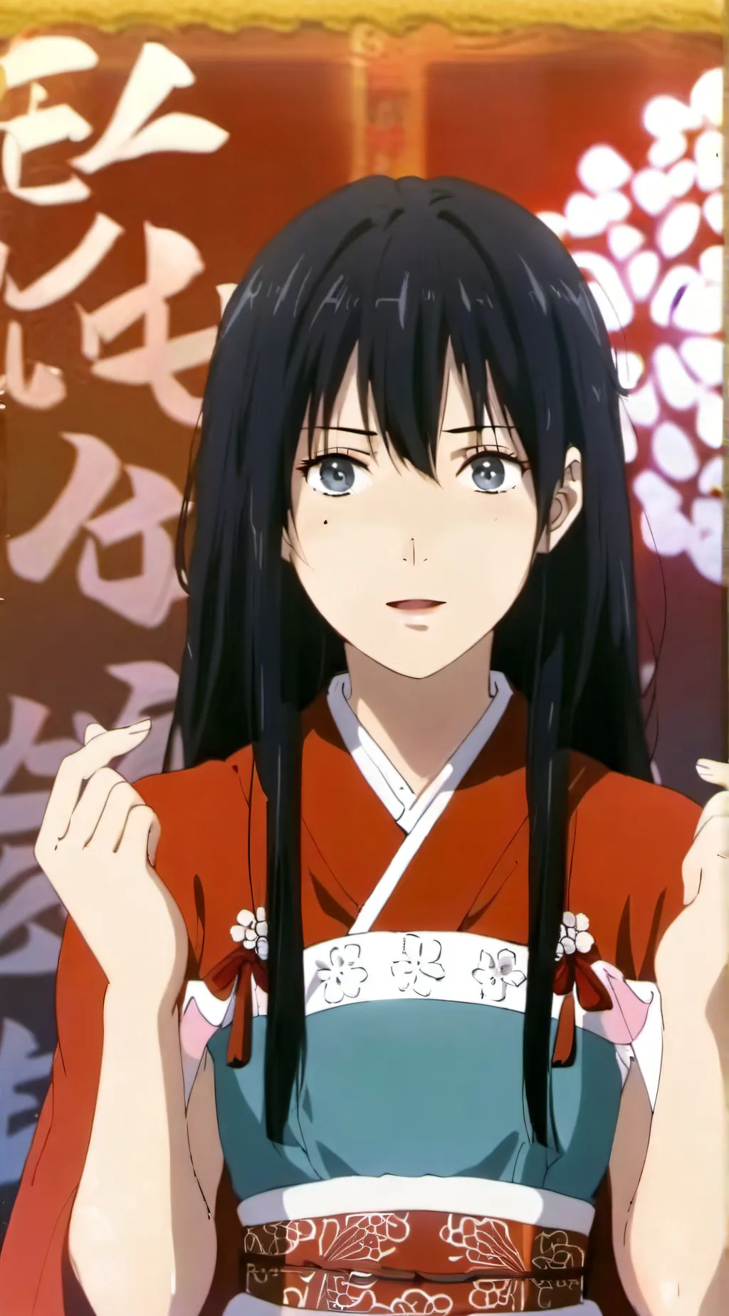 ai character: utahime lori again background