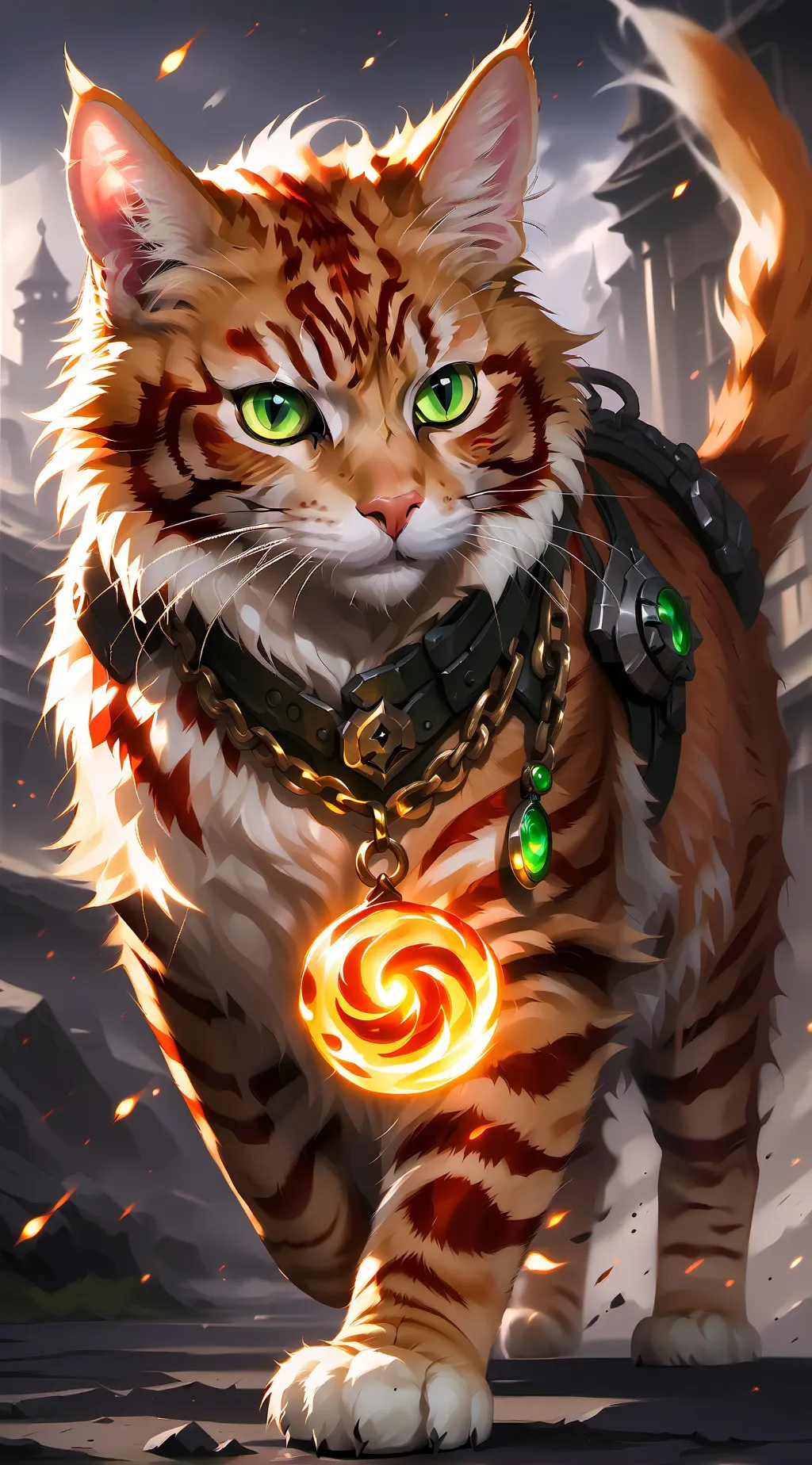 ai character: Spike (element au) background