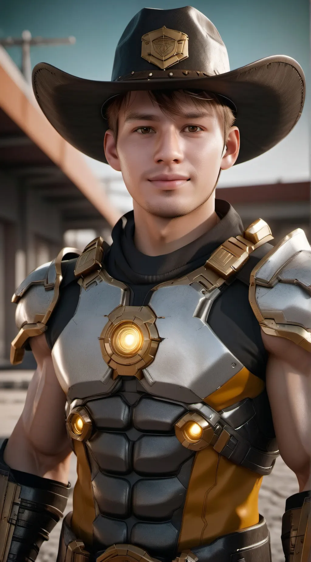 ai character: Metal Western MK3 background