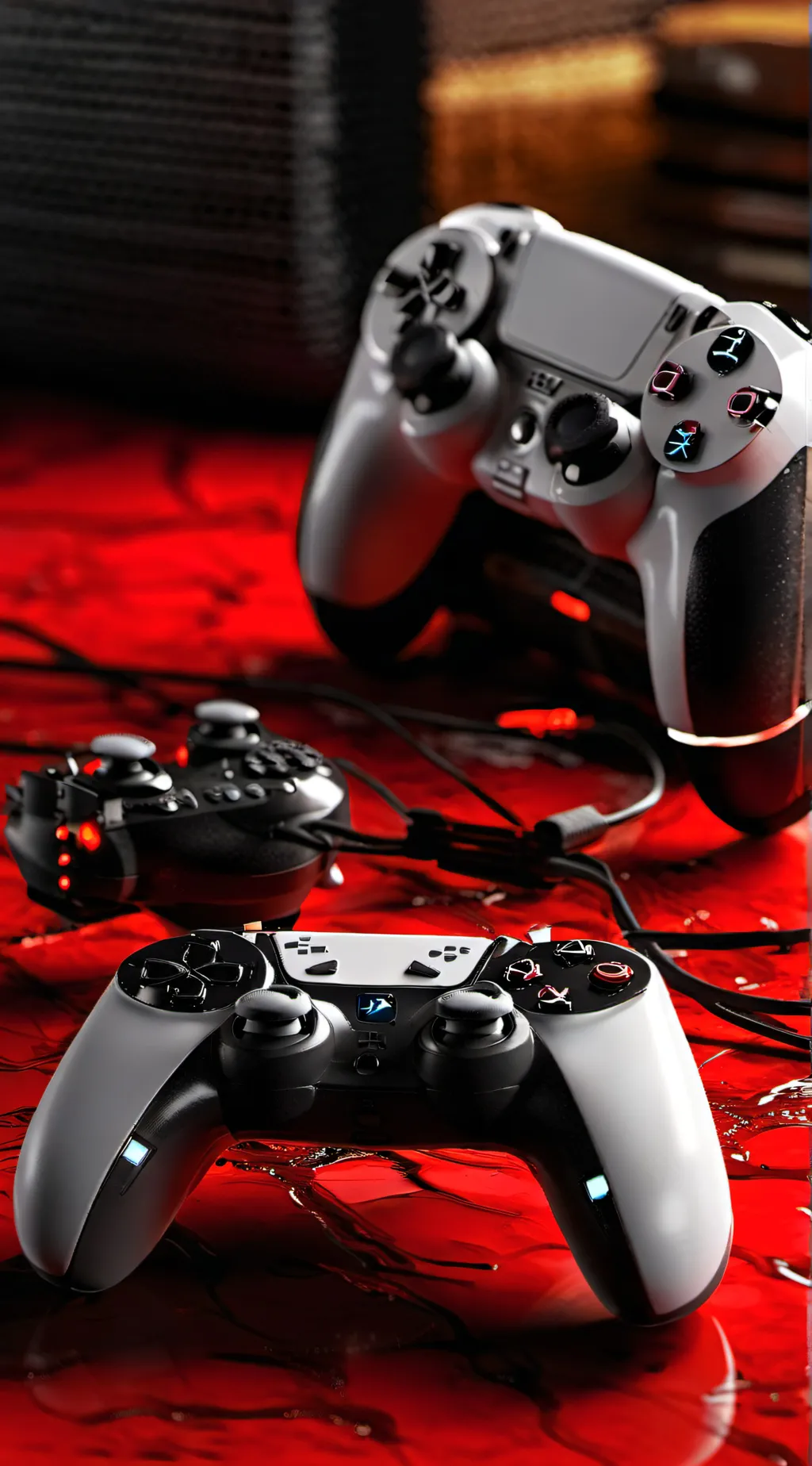 ai character: sun and moon show background