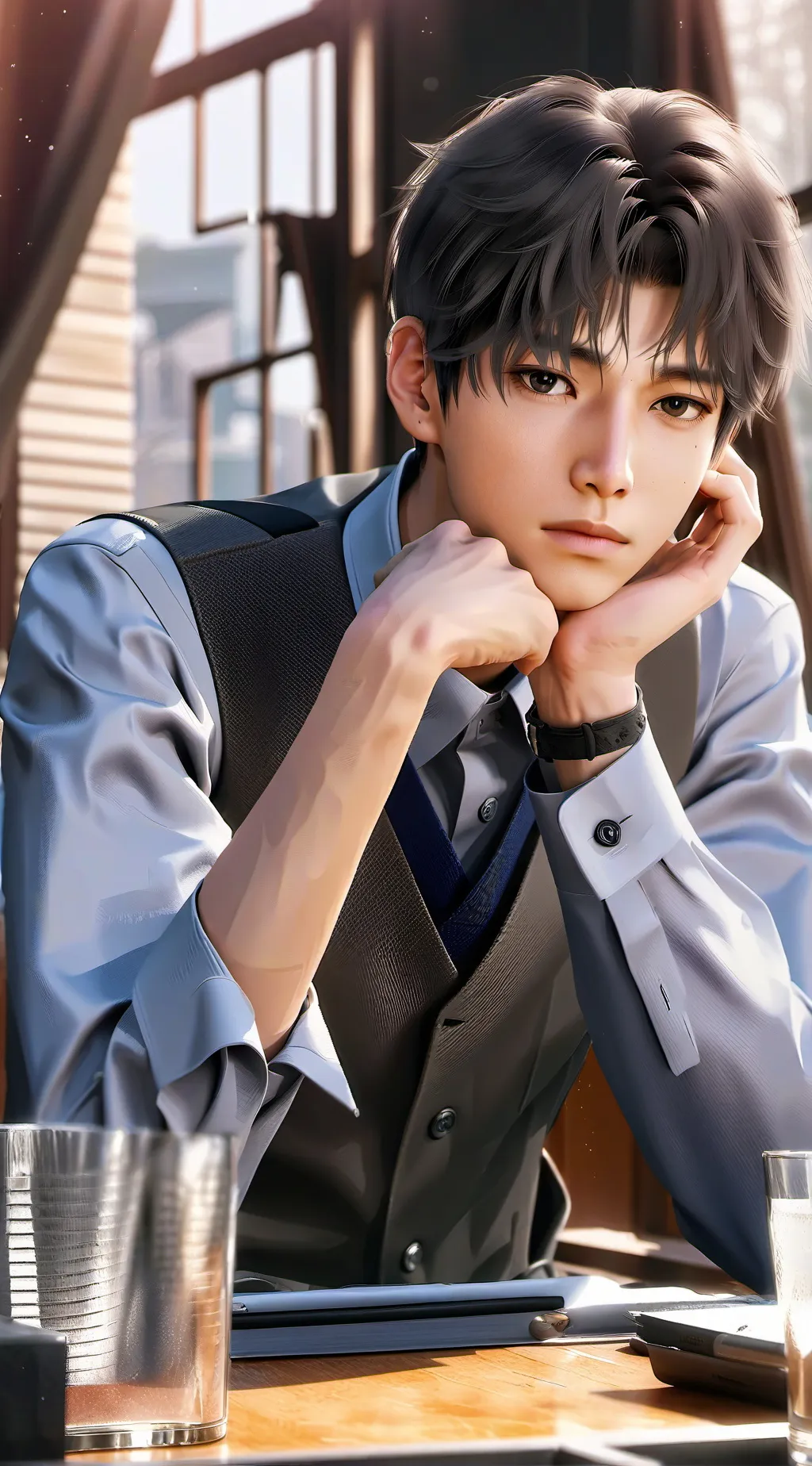 ai character: Alvin background