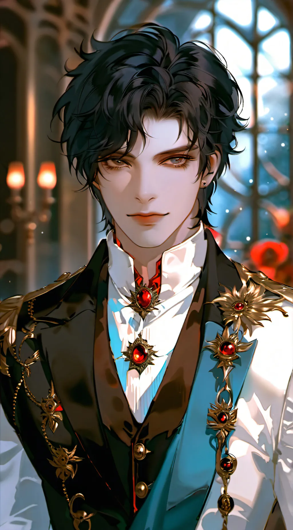 ai character: Lucius  background