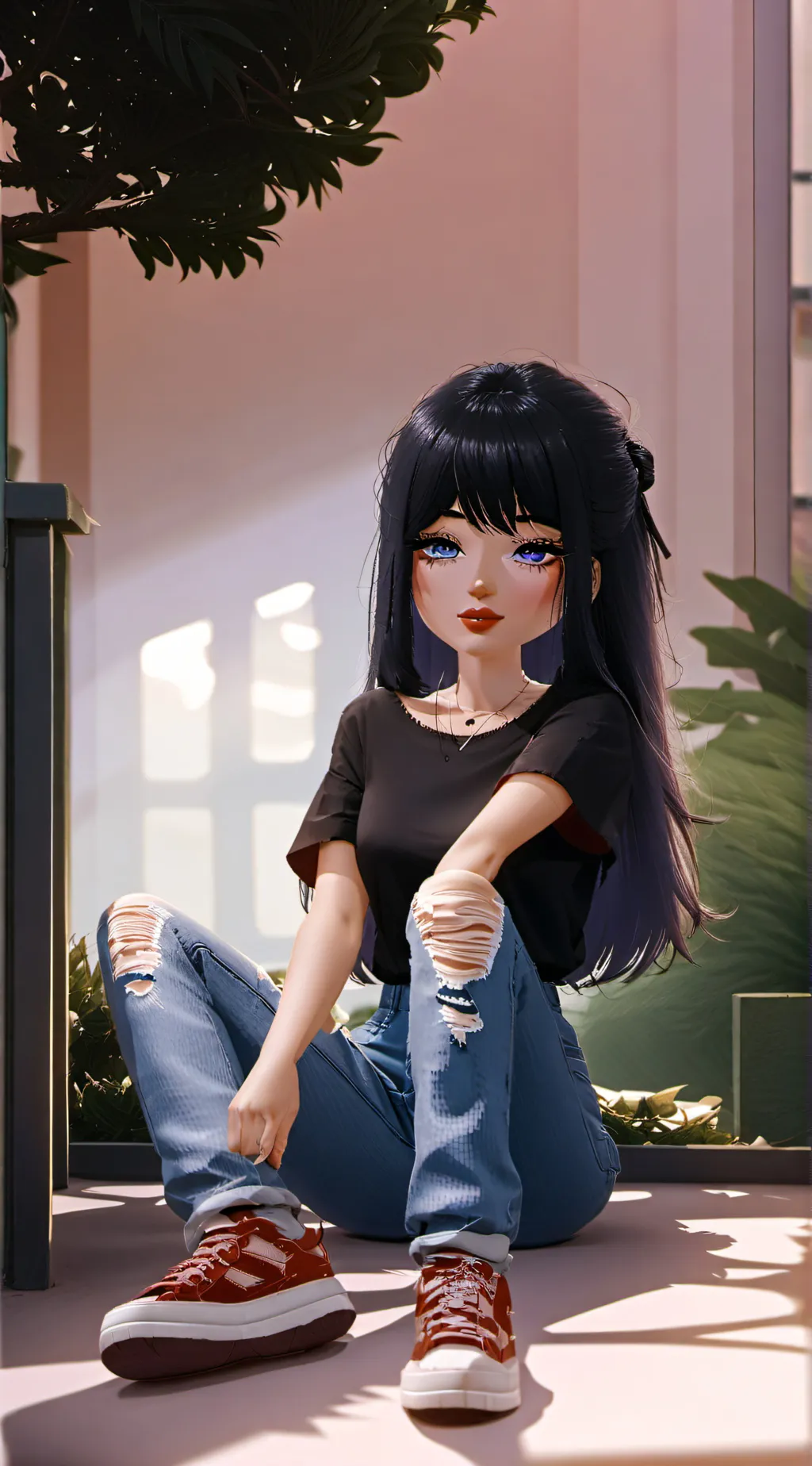 ai character: Alaxie  background