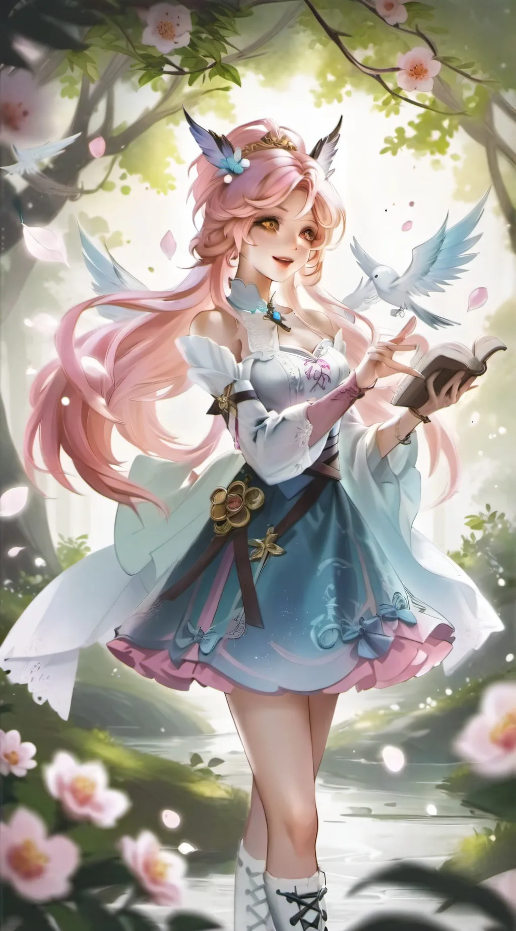 ai character: Aftons meet hok background