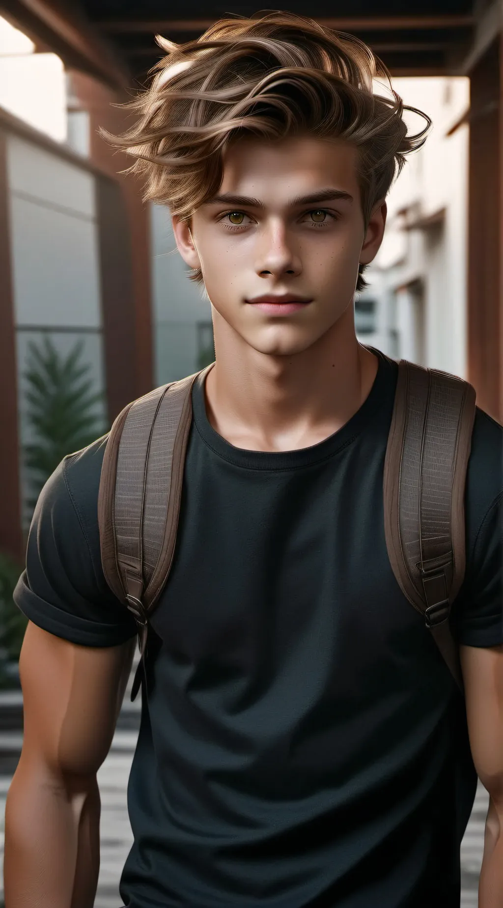 ai character: Max Gallant  background