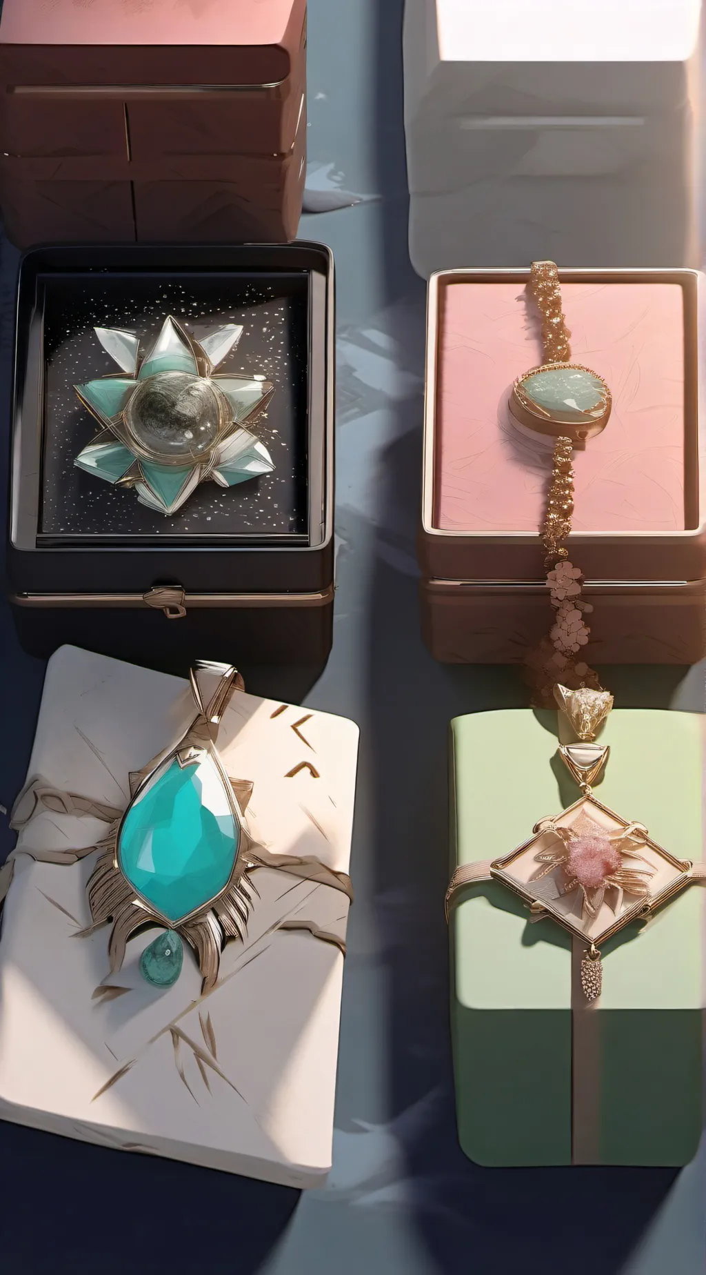 ai character: jewelry store!!!!! background