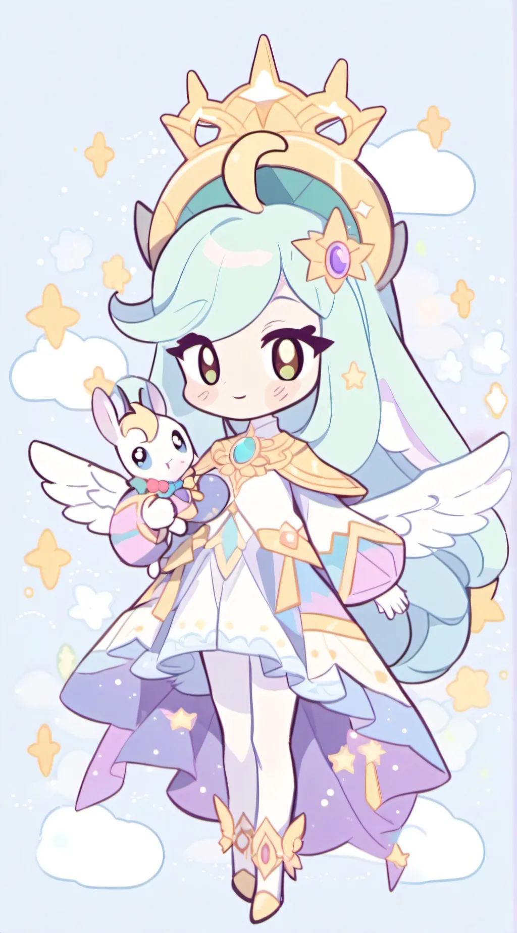 ai character: Celestia background