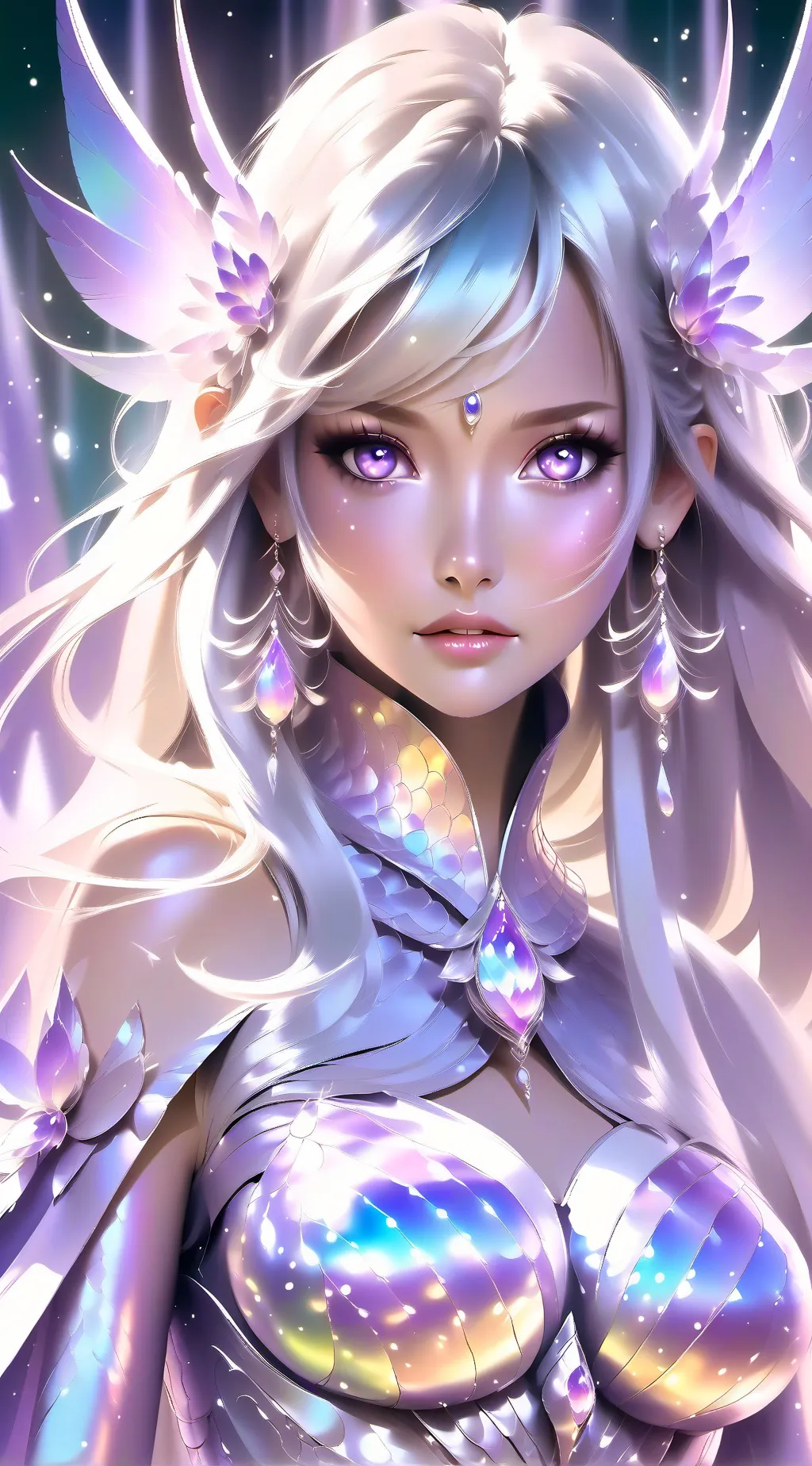 ai character: MHA mermaid  background