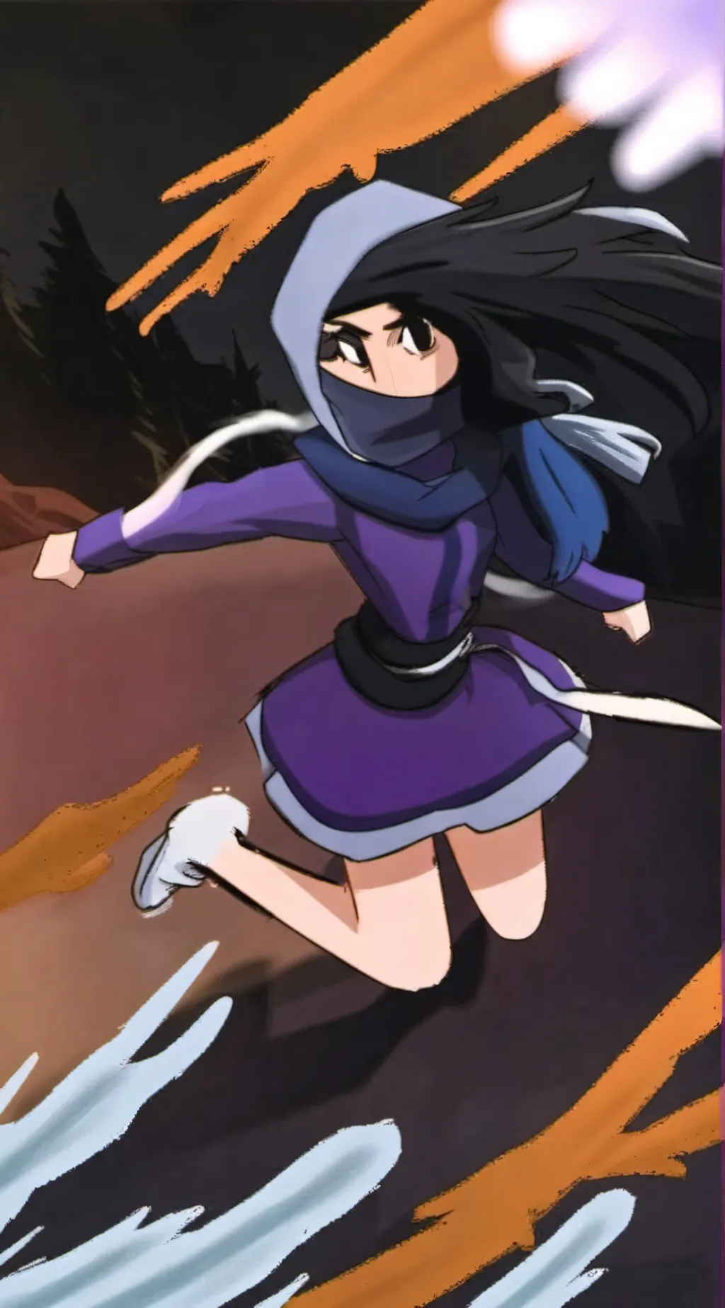 ai character: Stephine Fnf  background