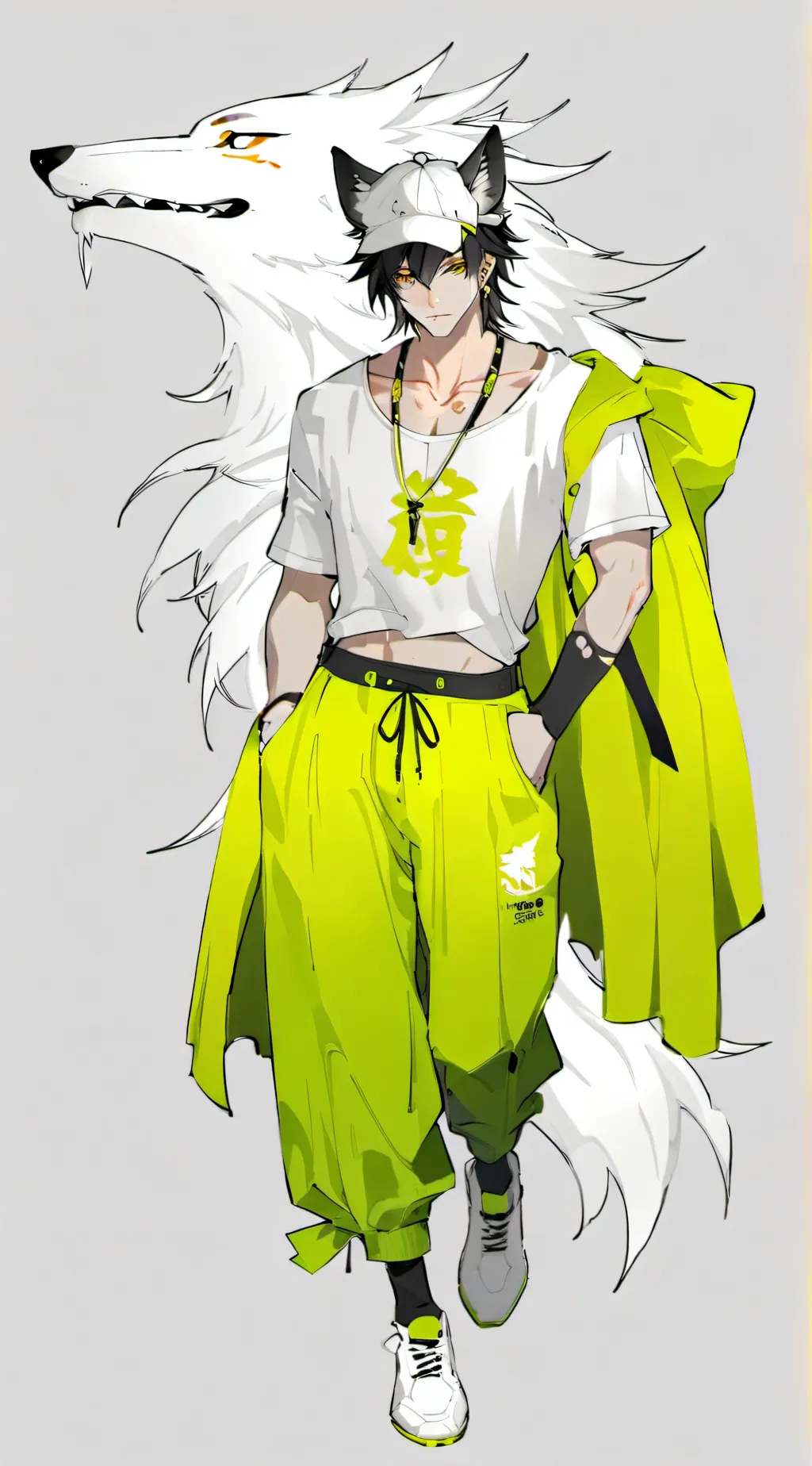 ai character: 🐺- akio ~ 🐺 background