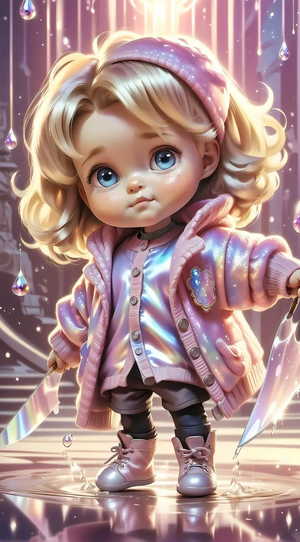 ai character: aliss the baby  background