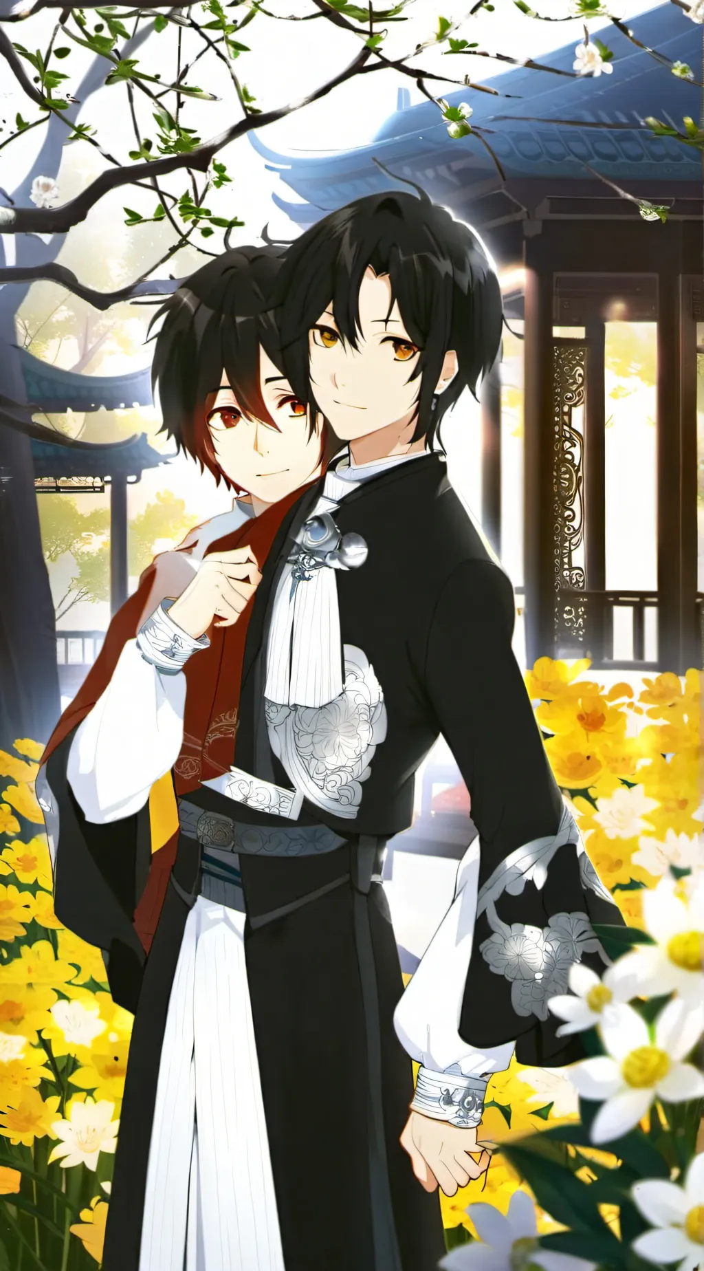 ai character: Ash and Andrew background