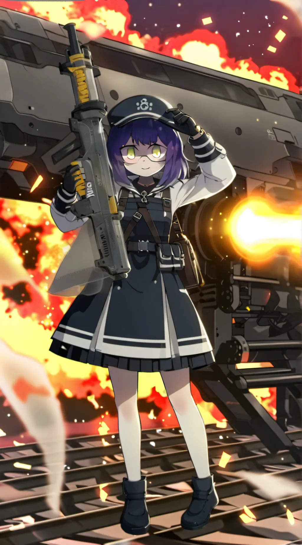 ai character: Uzi doorman background