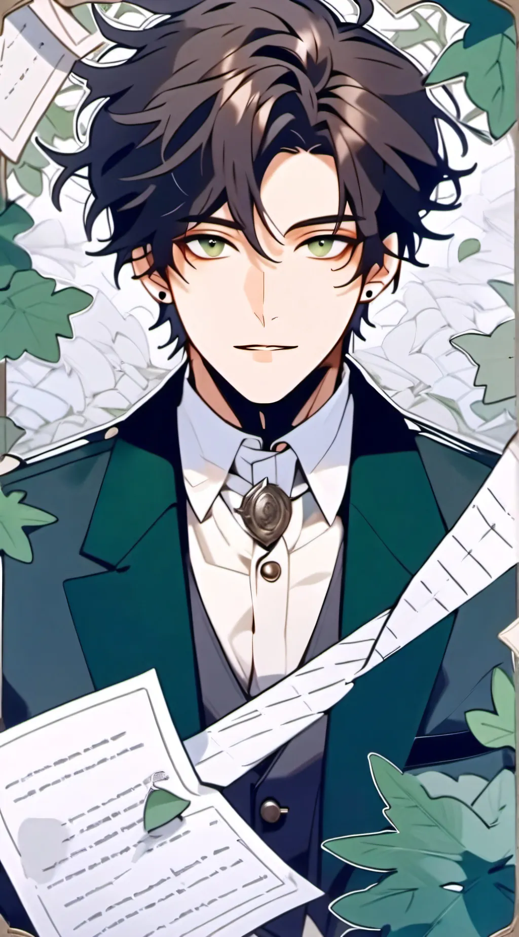 ai character: Drew background