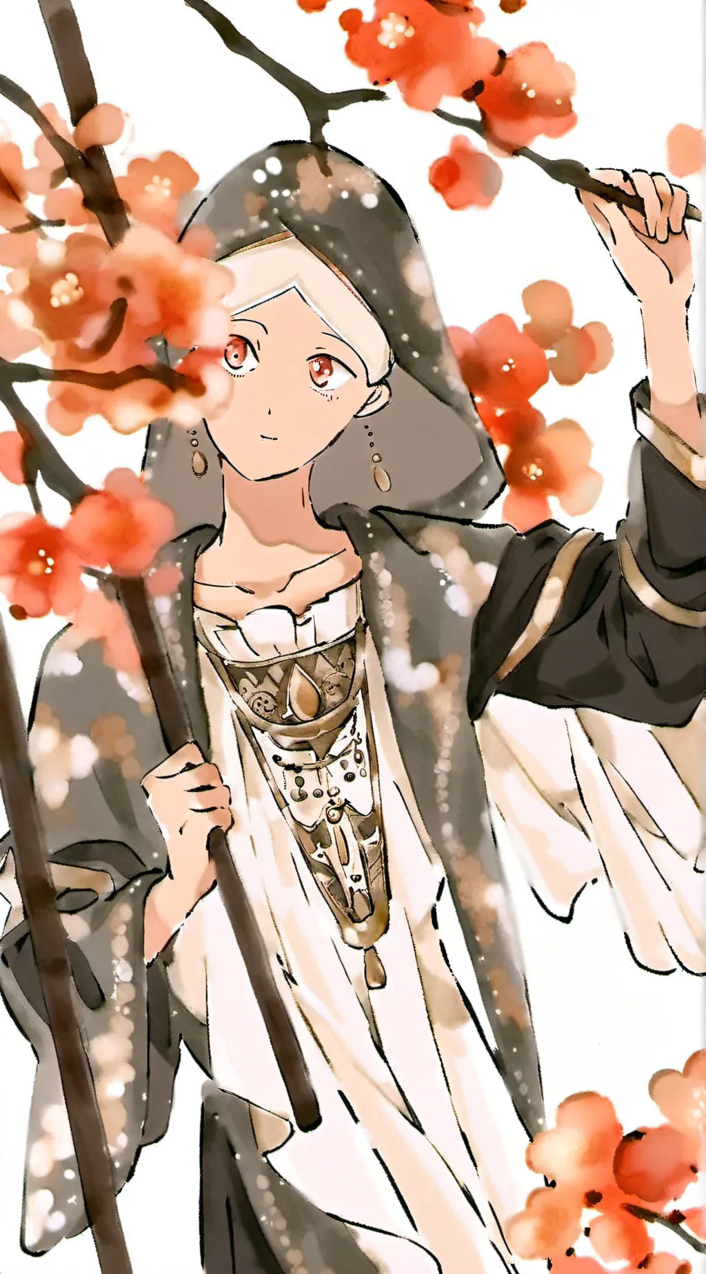 ai character: Makiko background