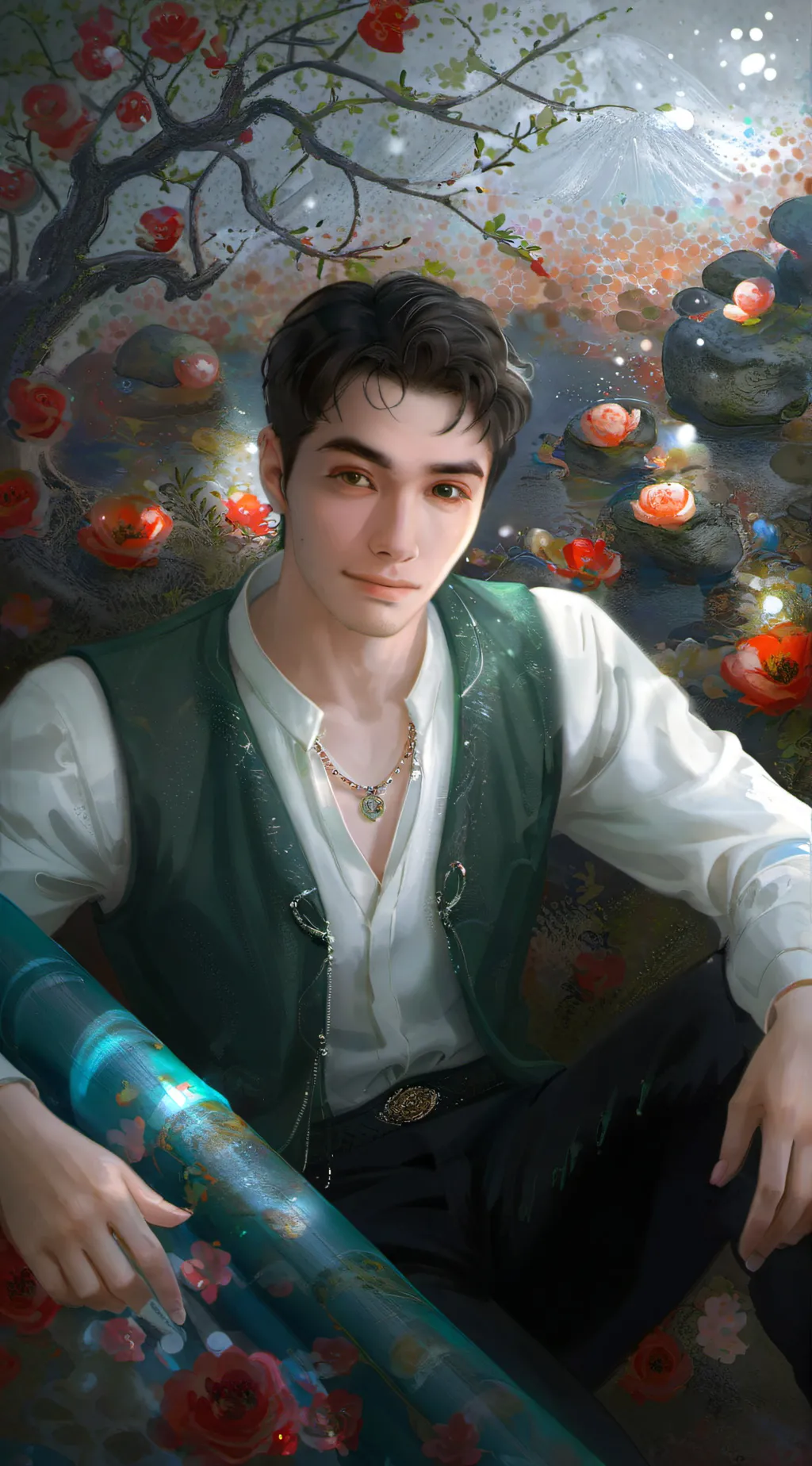 ai character: Víctor  background