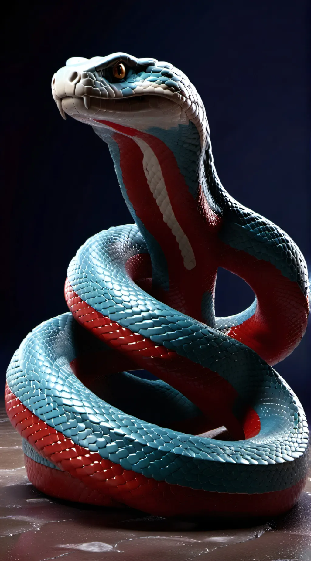 ai character: HUNGRY SNAKE! background