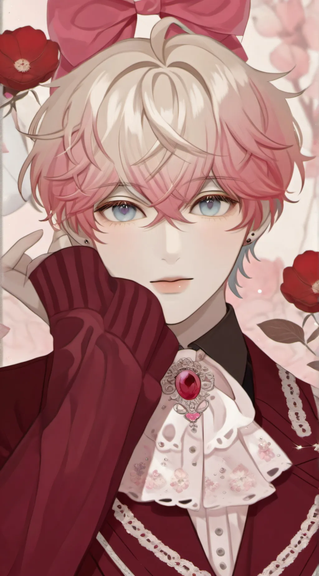 ai character: 😍🌸leo🌸😍 background