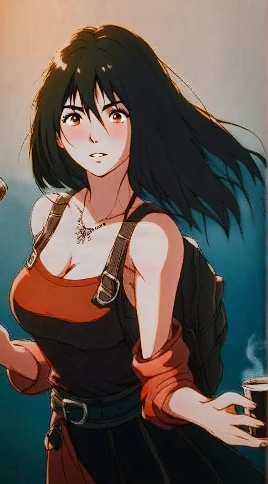 ai character: Estrella  background