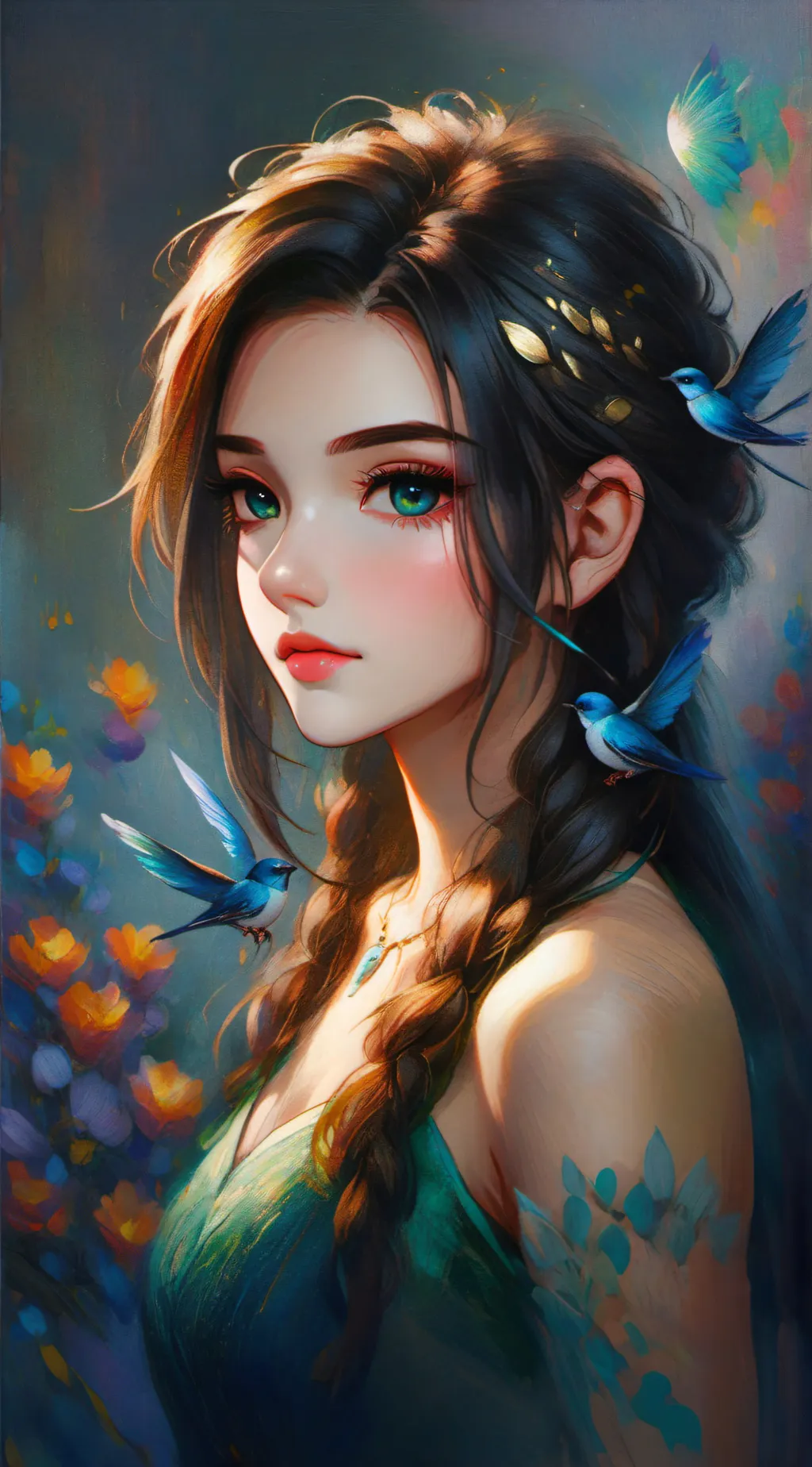 ai character: Evelyn  background