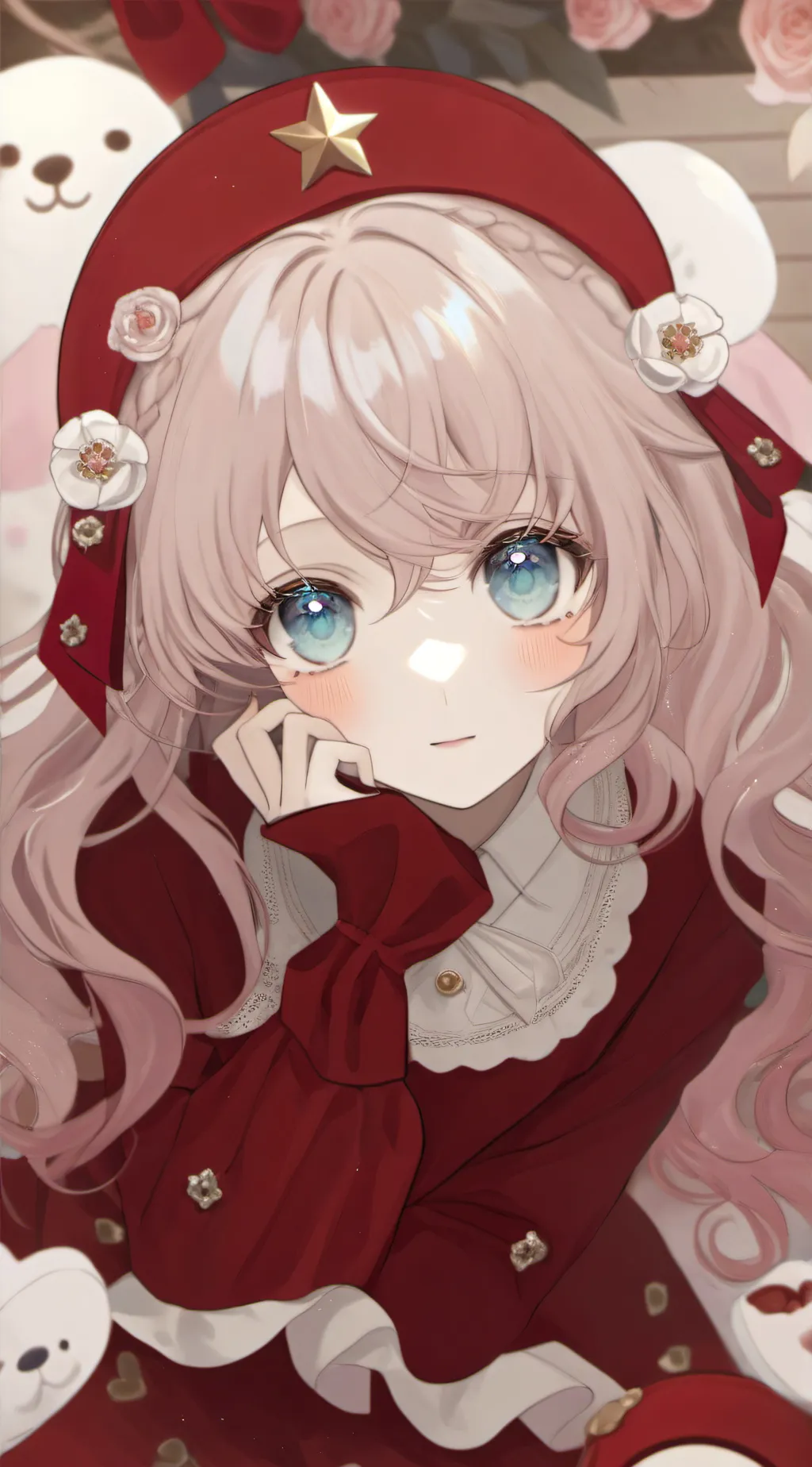 ai character: milena UwU background