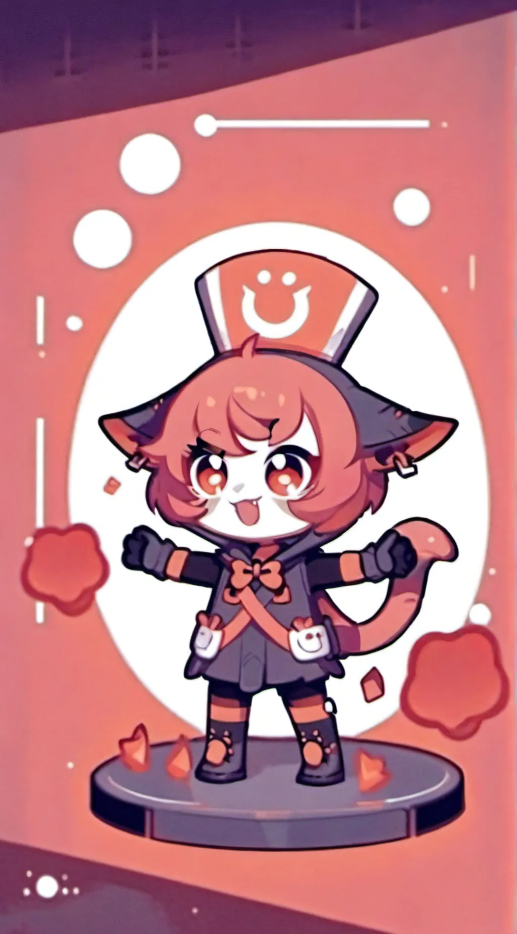 ai character: baby alastor background