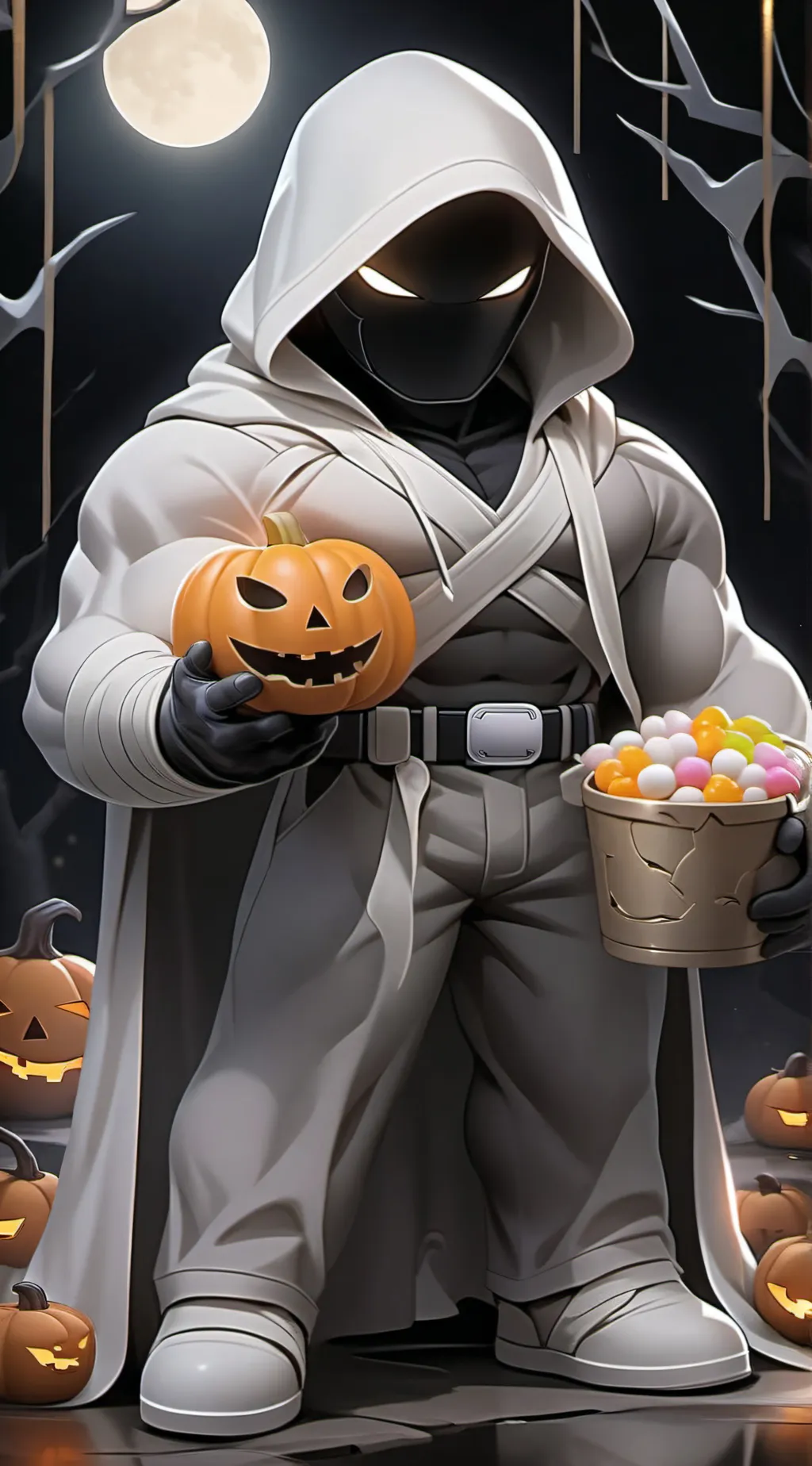 ai character: 🎃Moon Knight🎃 background