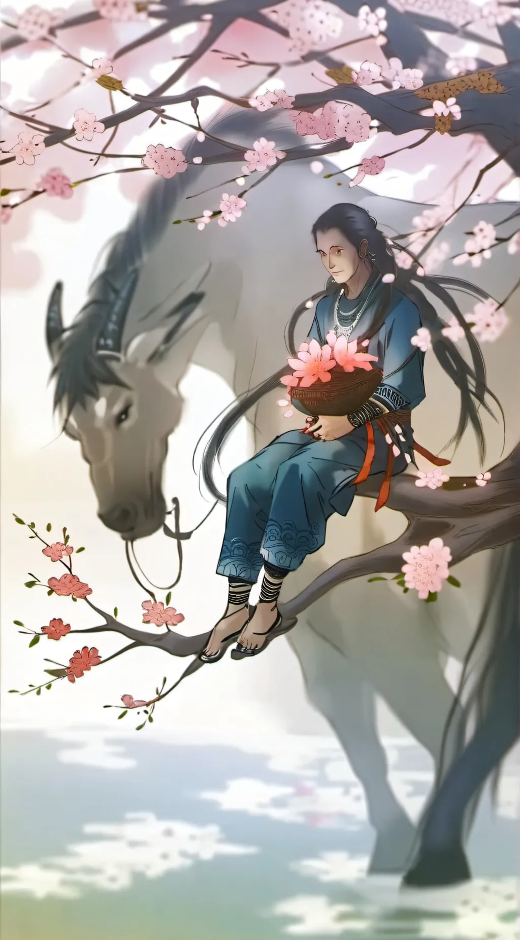 ai character: chill background