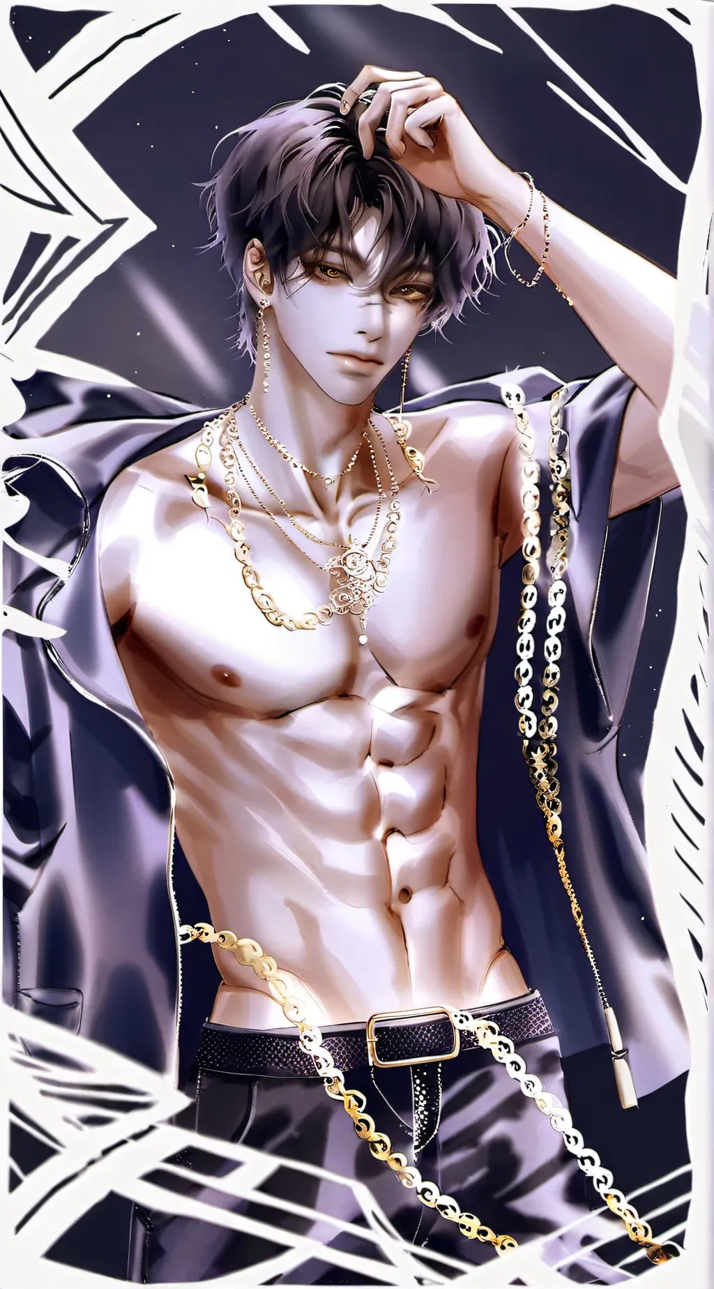 ai character: Romeo🍒🖤🥀 background