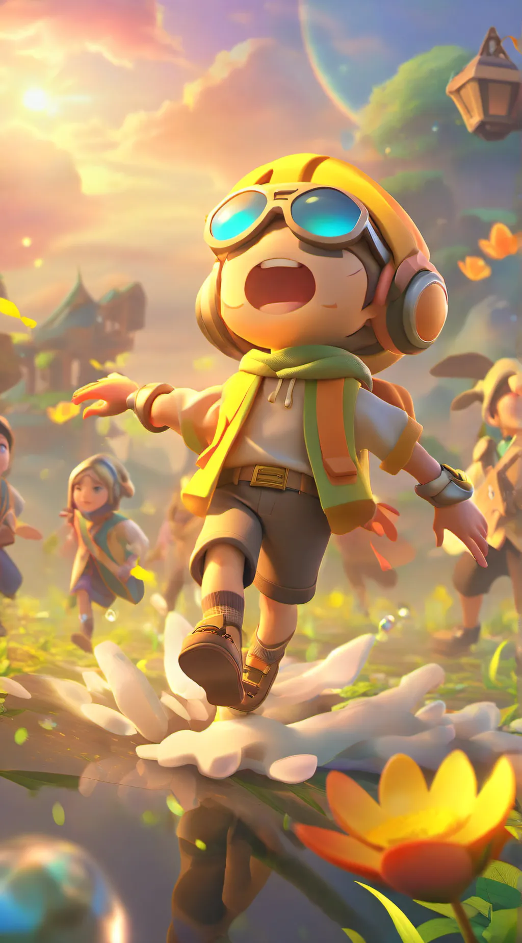 ai character: School background